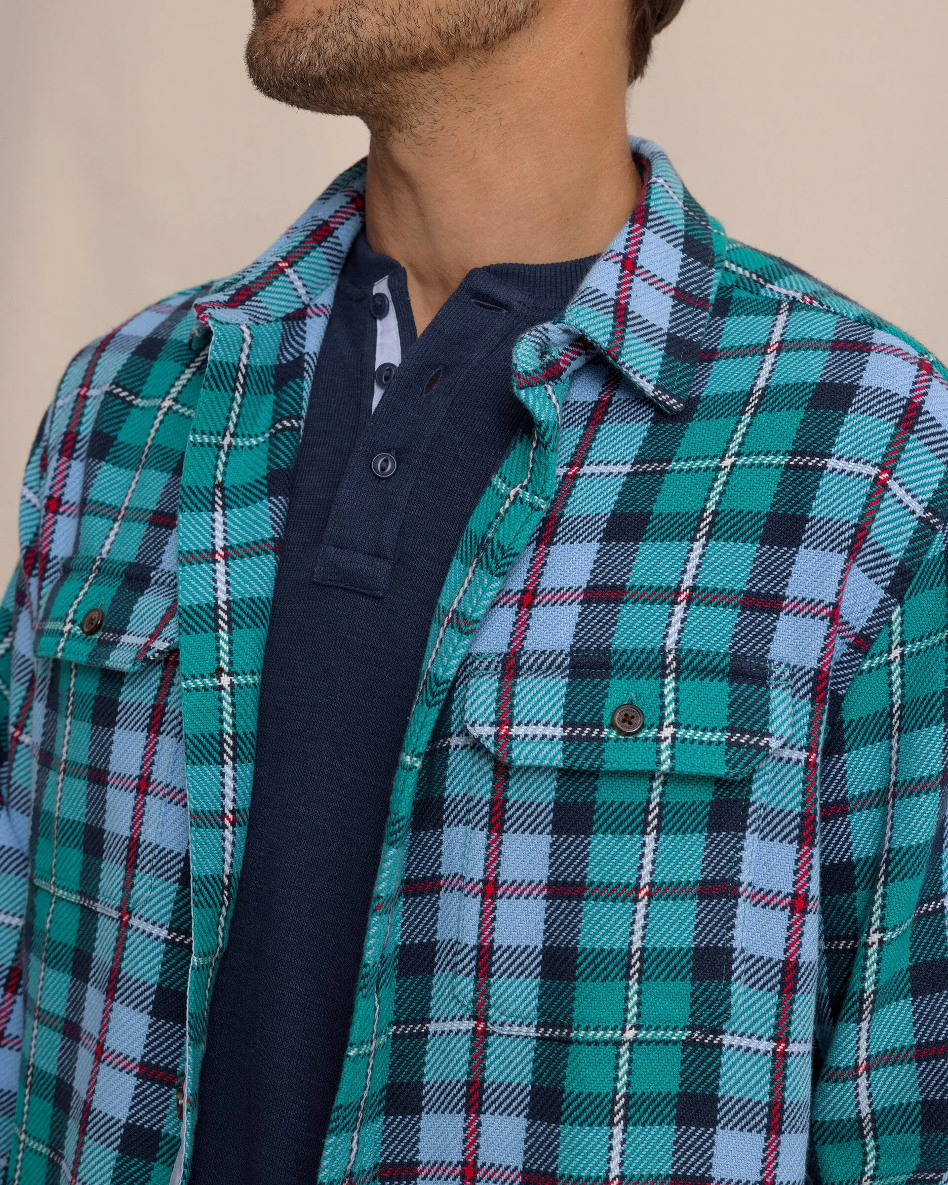 Beach Bluff Plaid Twill Shirt sold by Southern Tide product image thumbnail 4