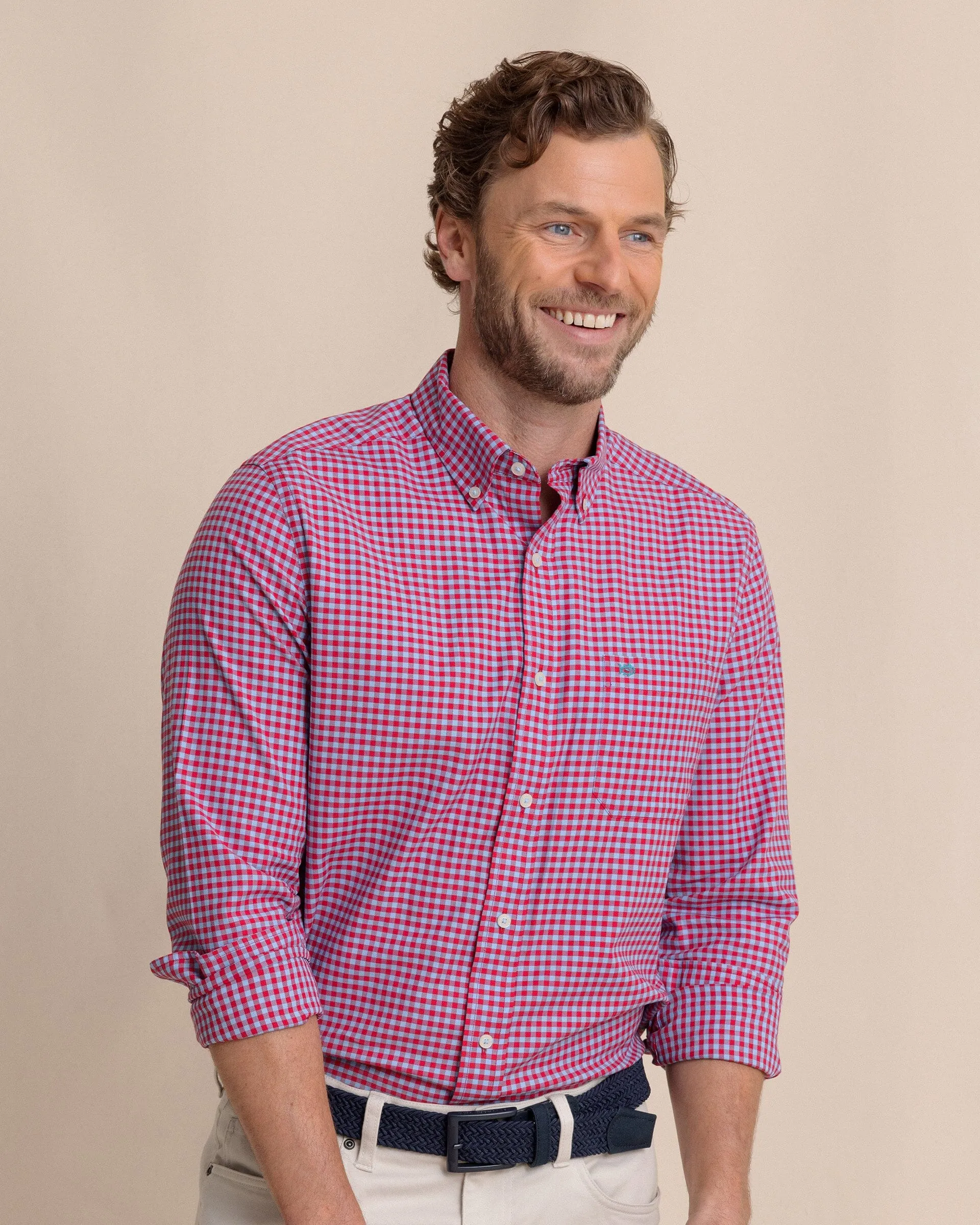 Silver Lake Plaid Skipjack Sport Shirt sold by Southern Tide product image thumbnail 5