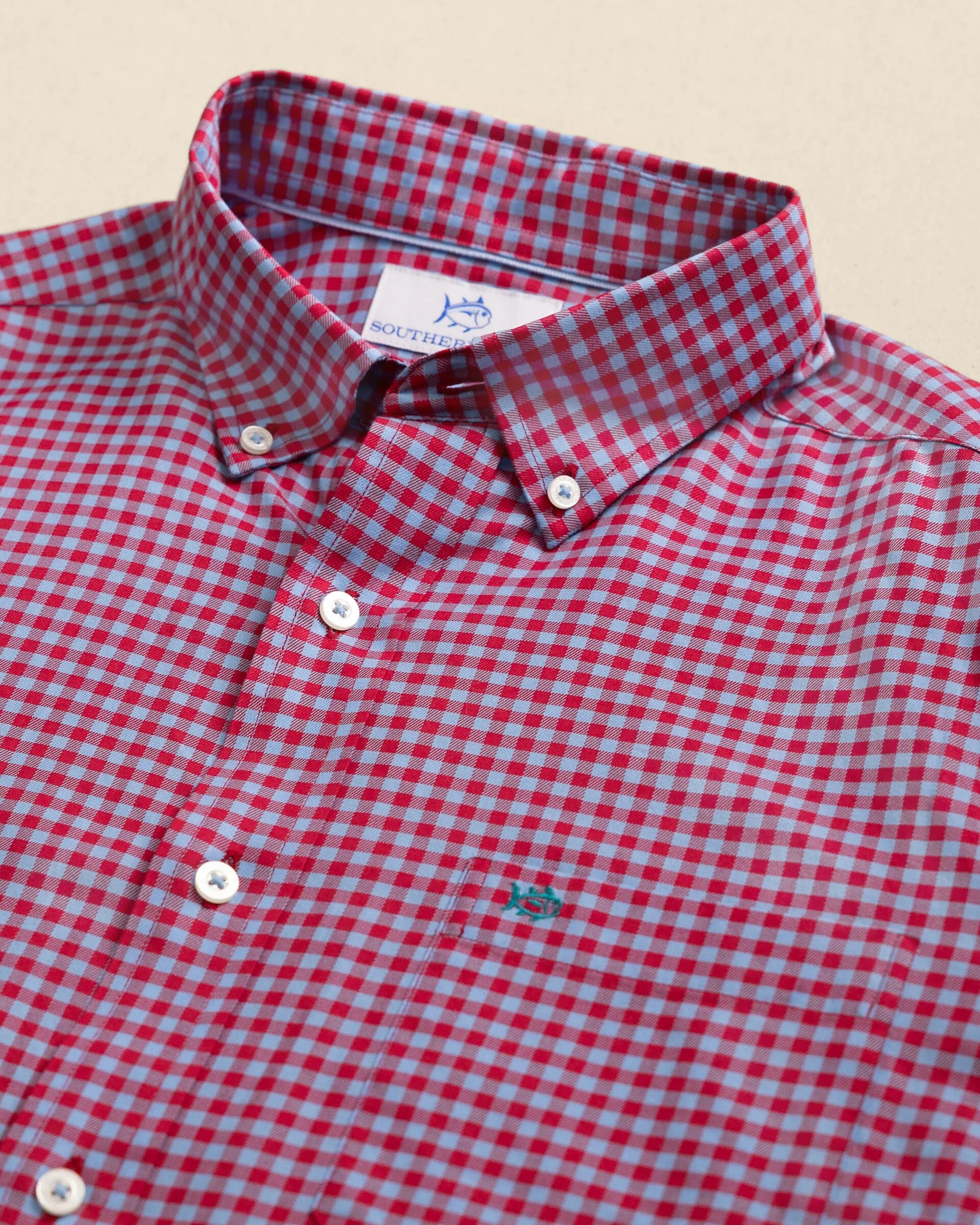 Silver Lake Plaid Skipjack Sport Shirt sold by Southern Tide product image thumbnail 2