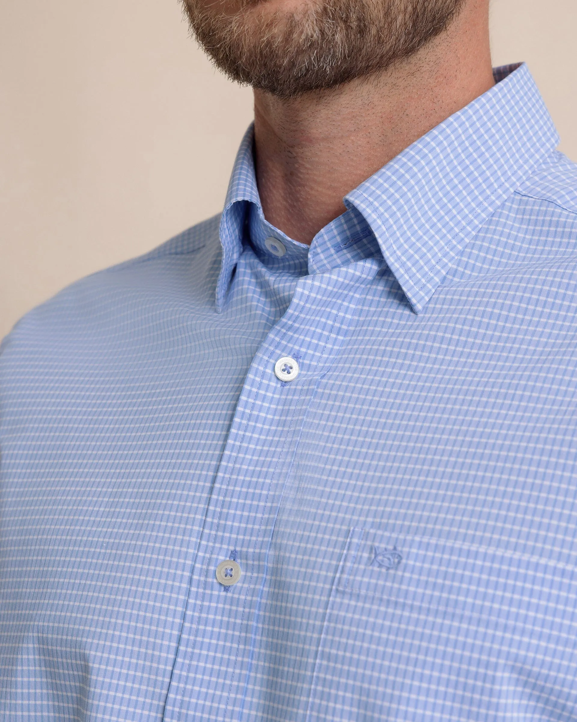 Crofton Plaid Charleston Sport Shirt sold by Southern Tide product image thumbnail 5