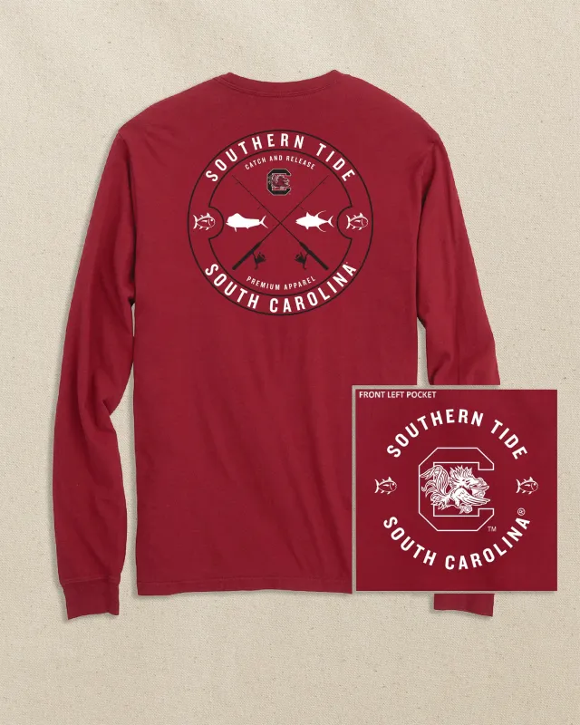 USC Gamecocks Catch and Release Long Sleeve T-Shirt sold by Southern Tide
