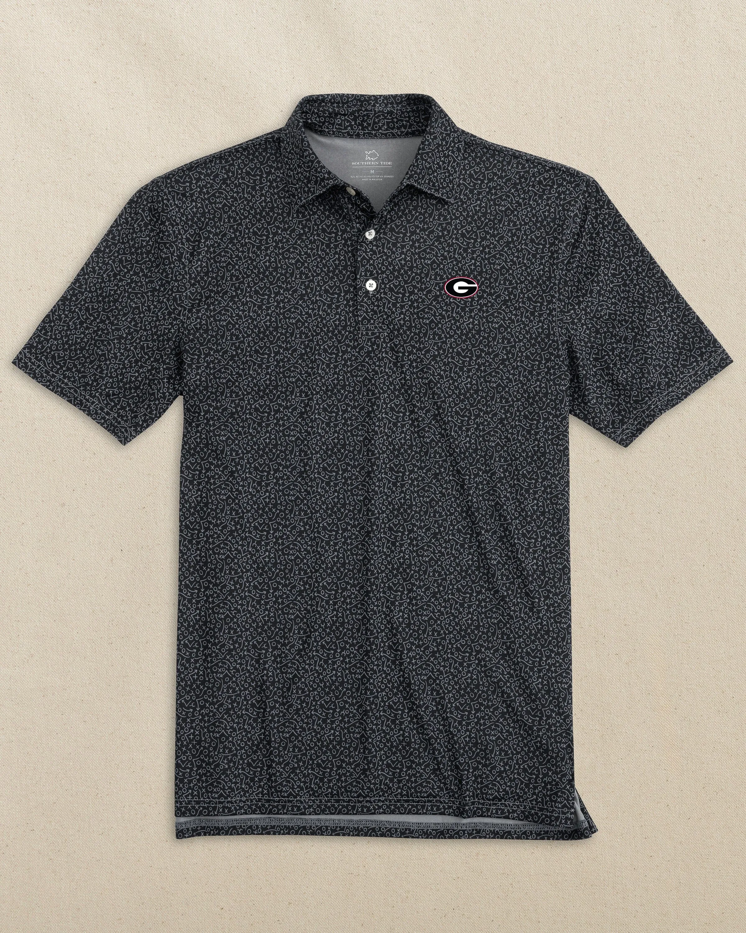 Georgia Bulldogs Oval G Driver Gameplay Polo sold by Southern Tide