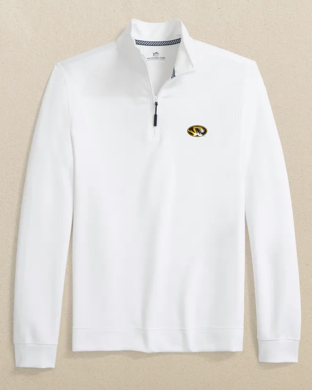 Missouri Tigers Schooner Quarter Zip sold by Southern Tide