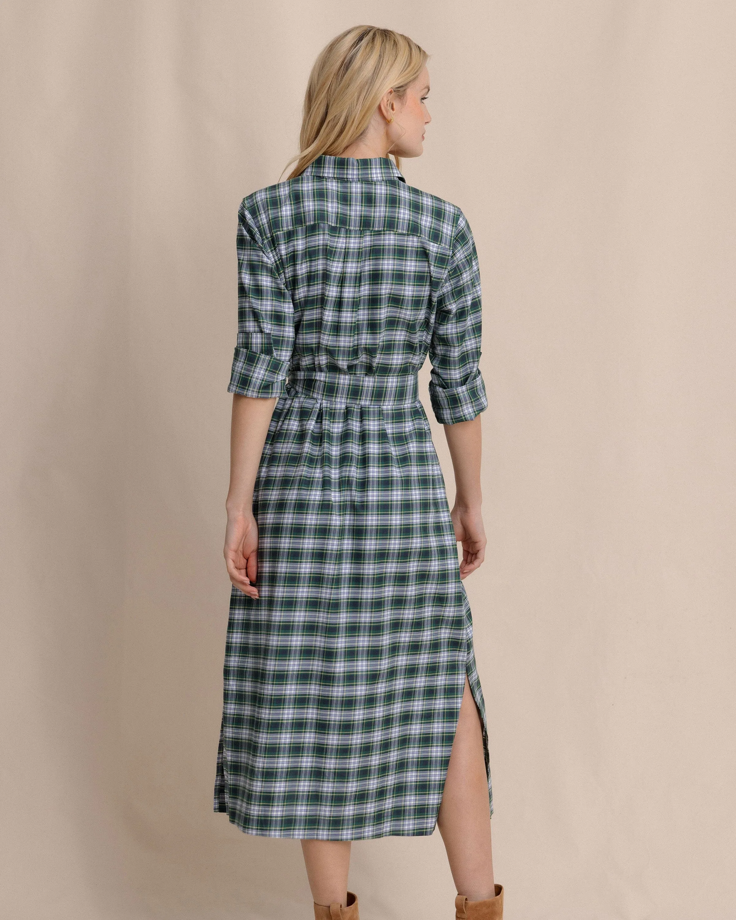 Trista Gordan Tartan Shirt Dress sold by Southern Tide product image thumbnail 2
