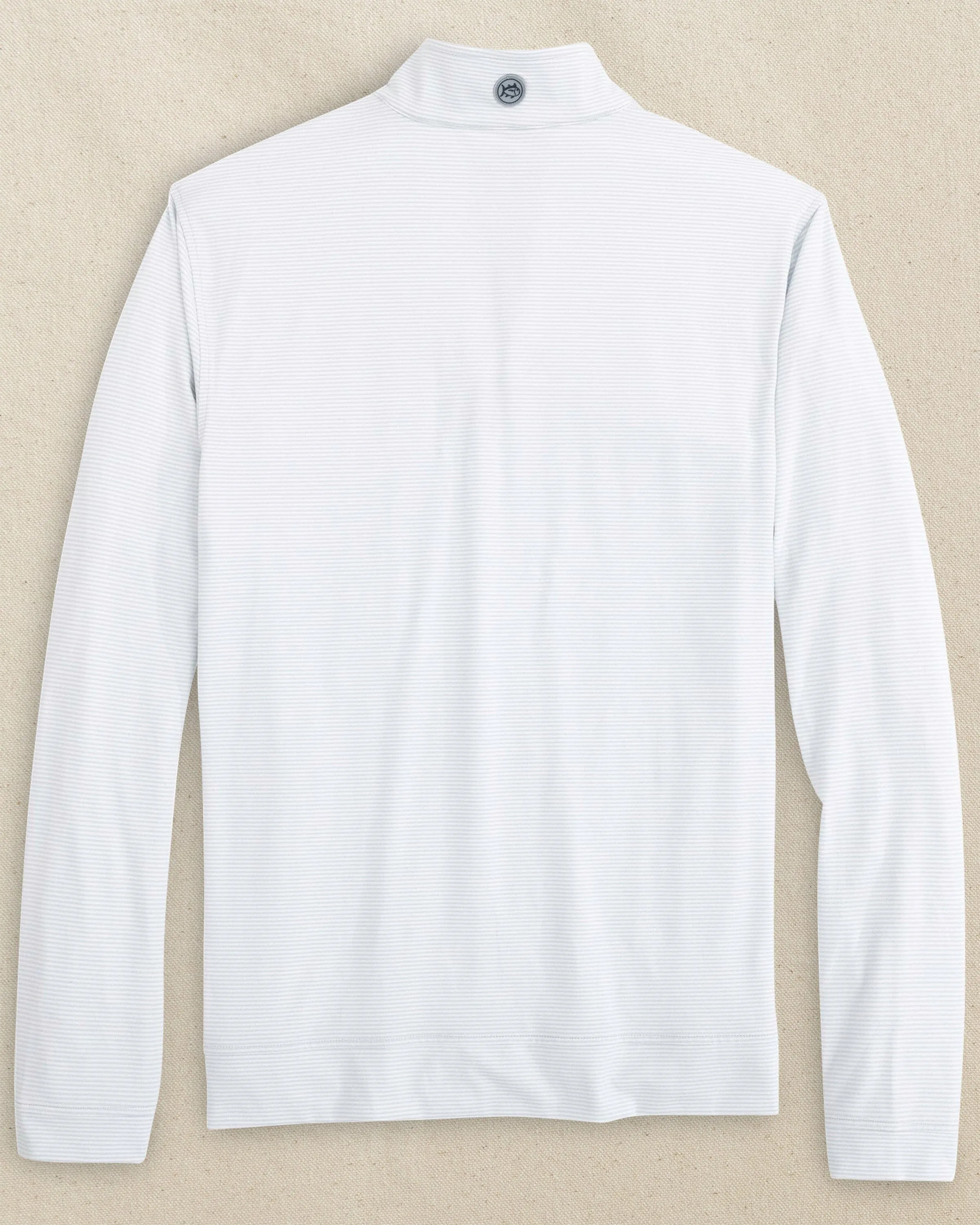 Furman Paladins Cruiser Micro-Stripe Heather Quarter Zip sold by Southern Tide product image thumbnail 2