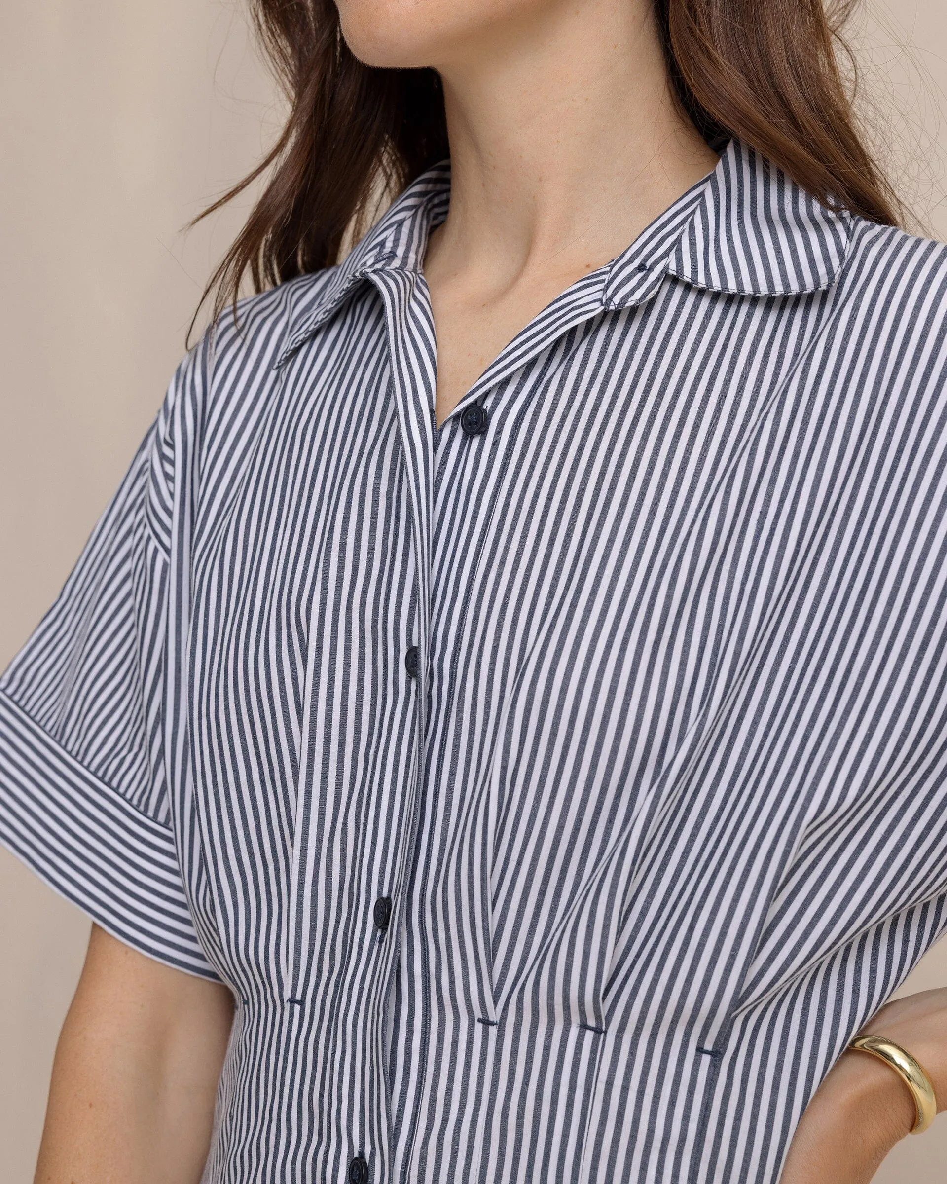 Bobbie Tucked Waist Shirtdress sold by Southern Tide product image thumbnail 3