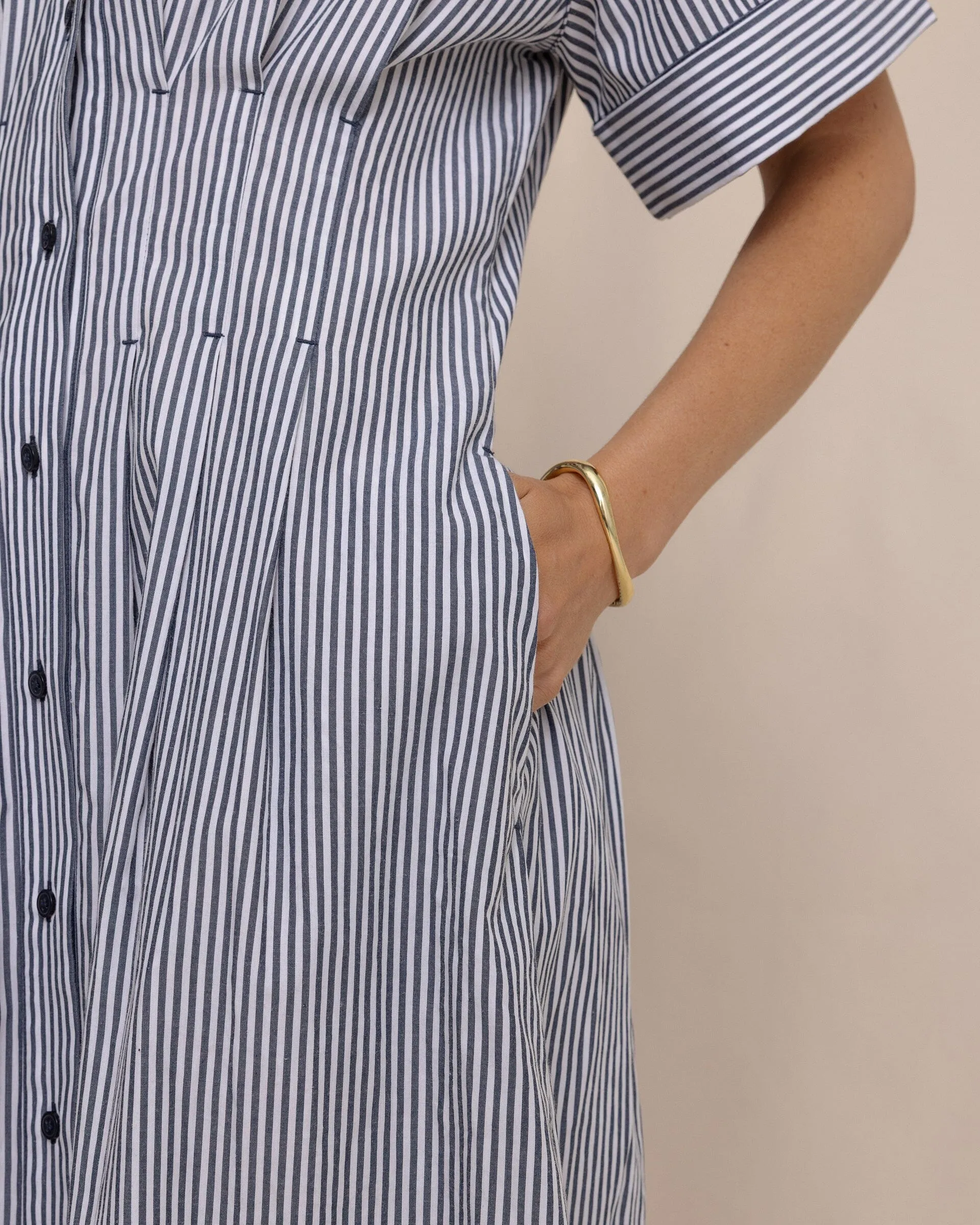 Bobbie Tucked Waist Shirtdress sold by Southern Tide product image thumbnail 4