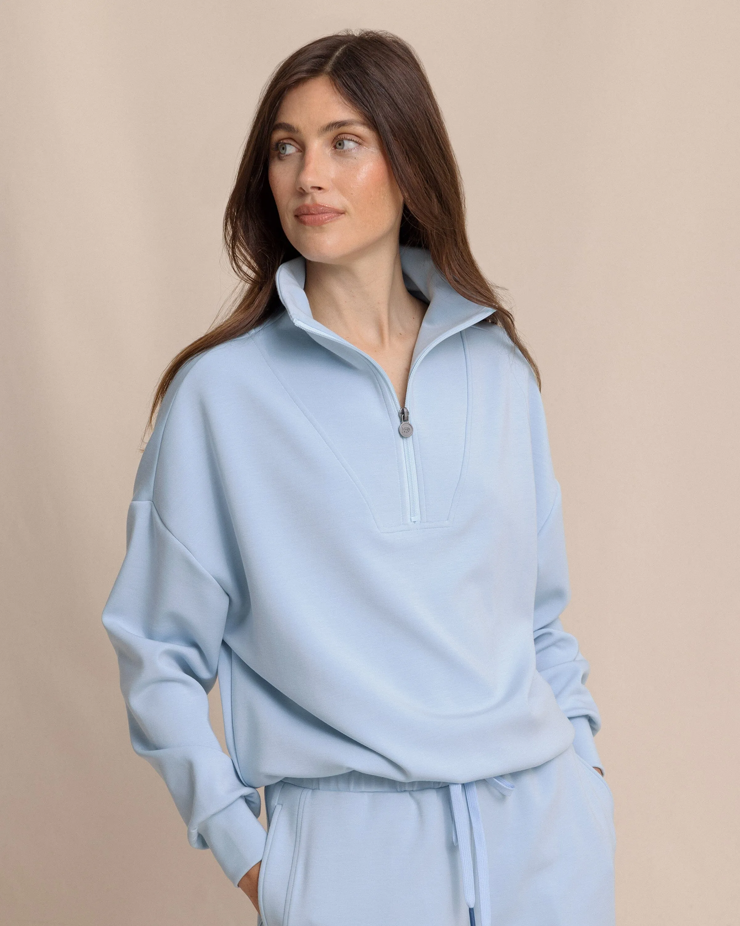 Danielle Luxe Lounge Quarter Zip sold by Southern Tide product image thumbnail 5