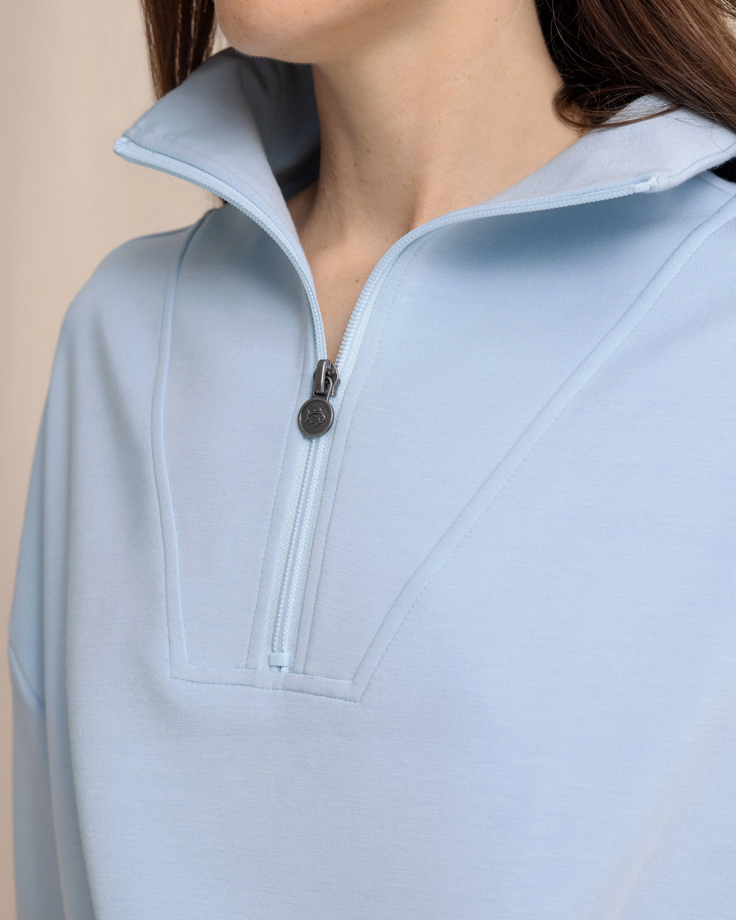 Danielle Luxe Lounge Quarter Zip sold by Southern Tide product image thumbnail 4