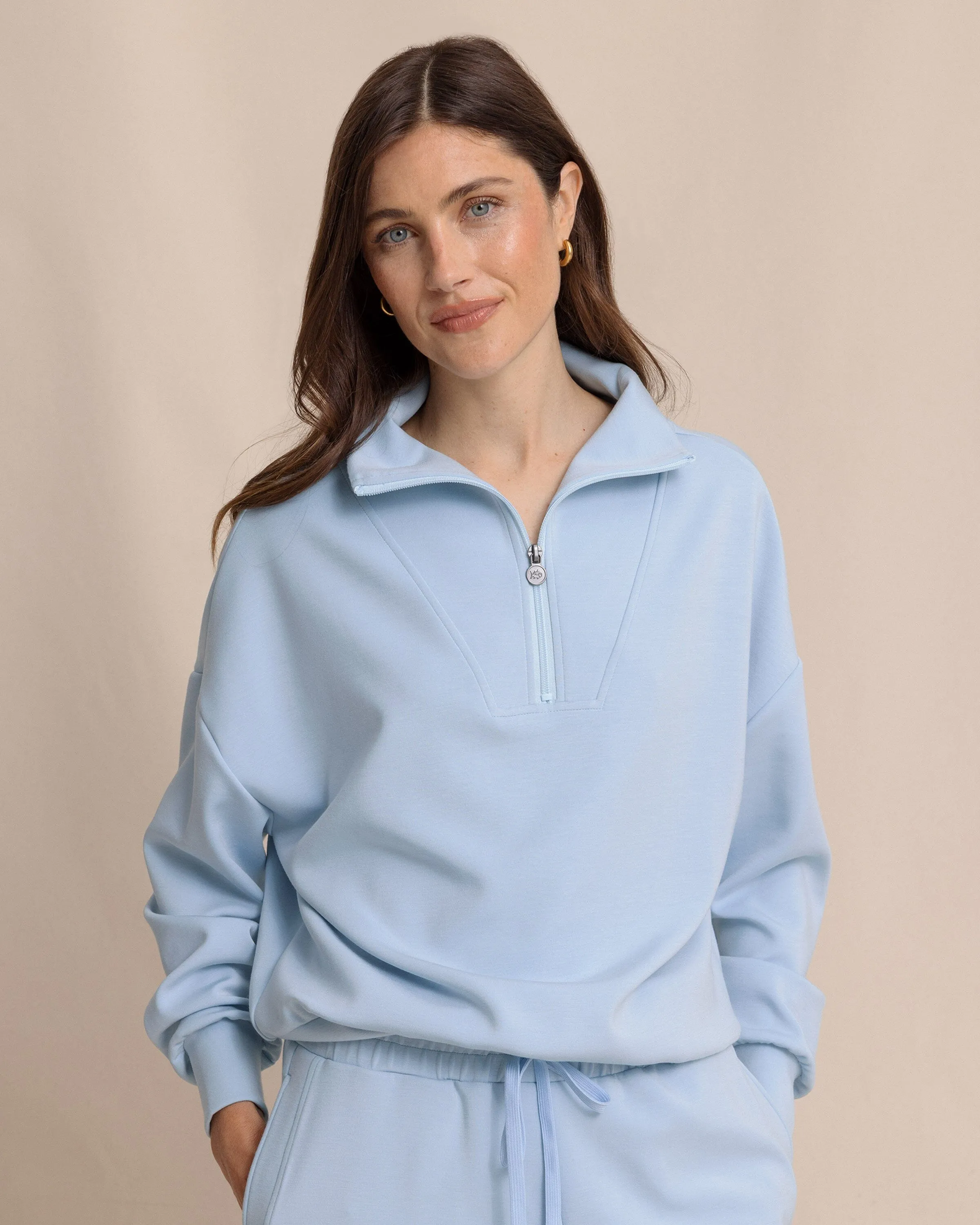 Danielle Luxe Lounge Quarter Zip sold by Southern Tide product image thumbnail 3