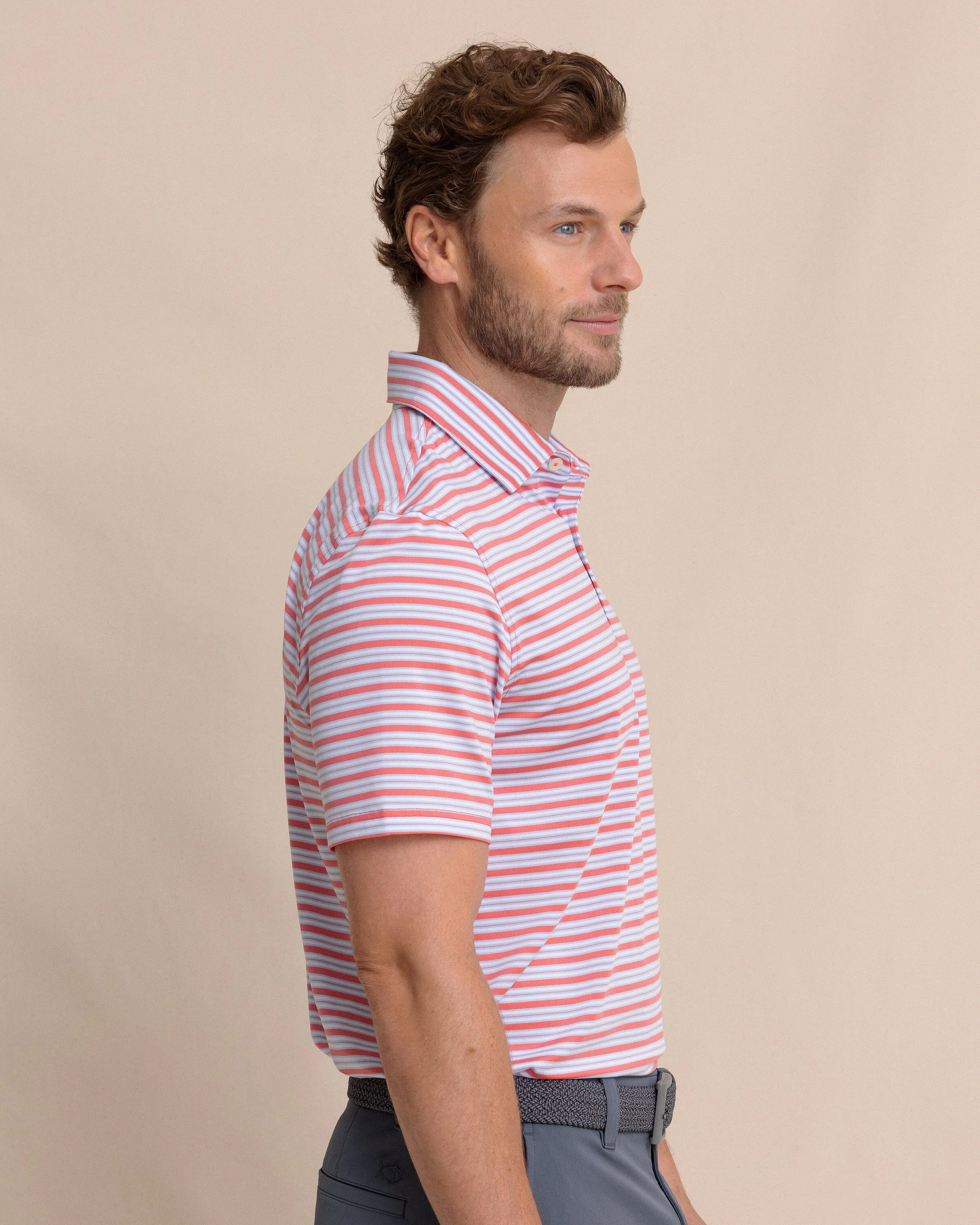 Driver Ocean Hill Stripe Polo sold by Southern Tide product image thumbnail 4