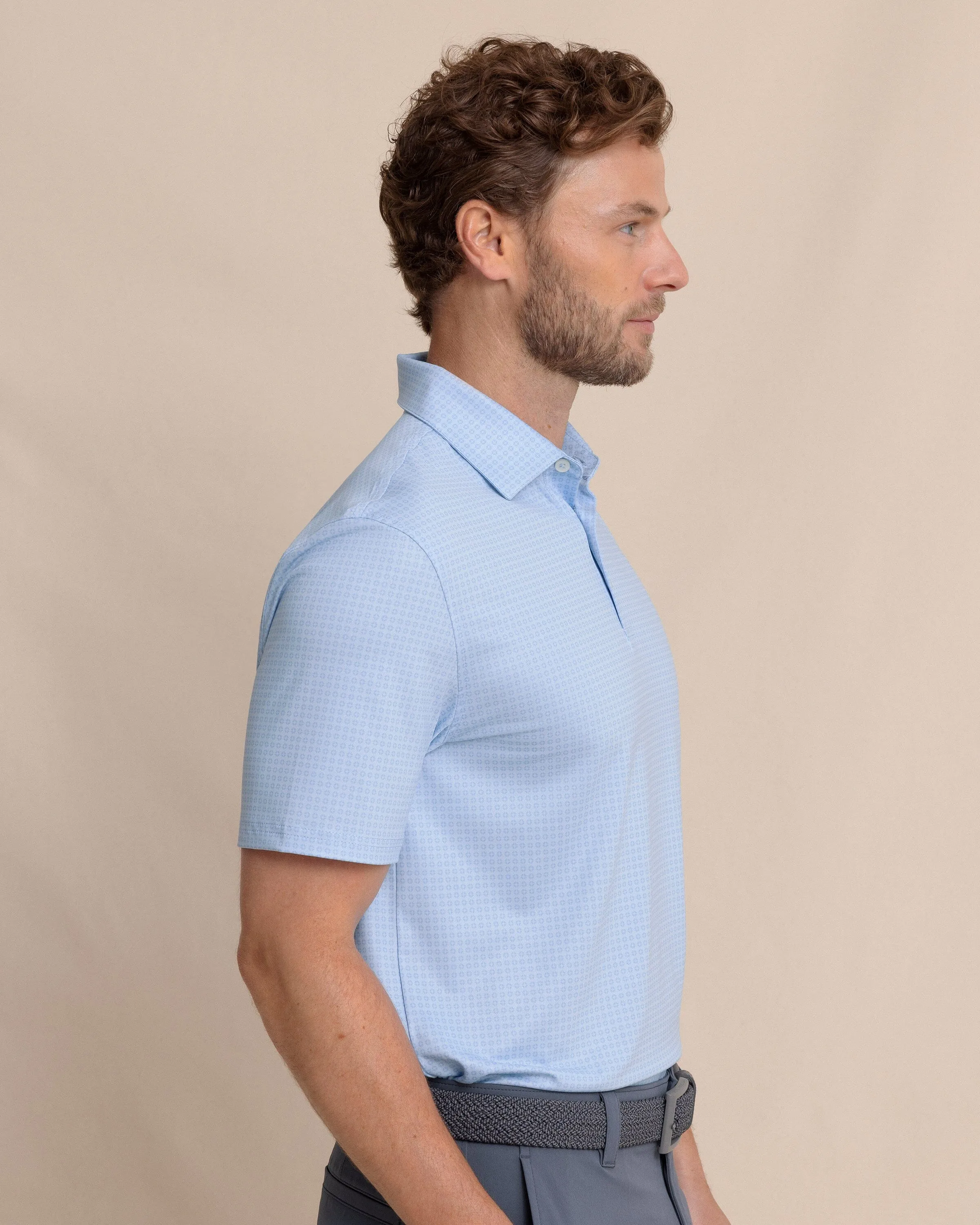 Driver Spring Geo Printed Polo sold by Southern Tide product image thumbnail 4