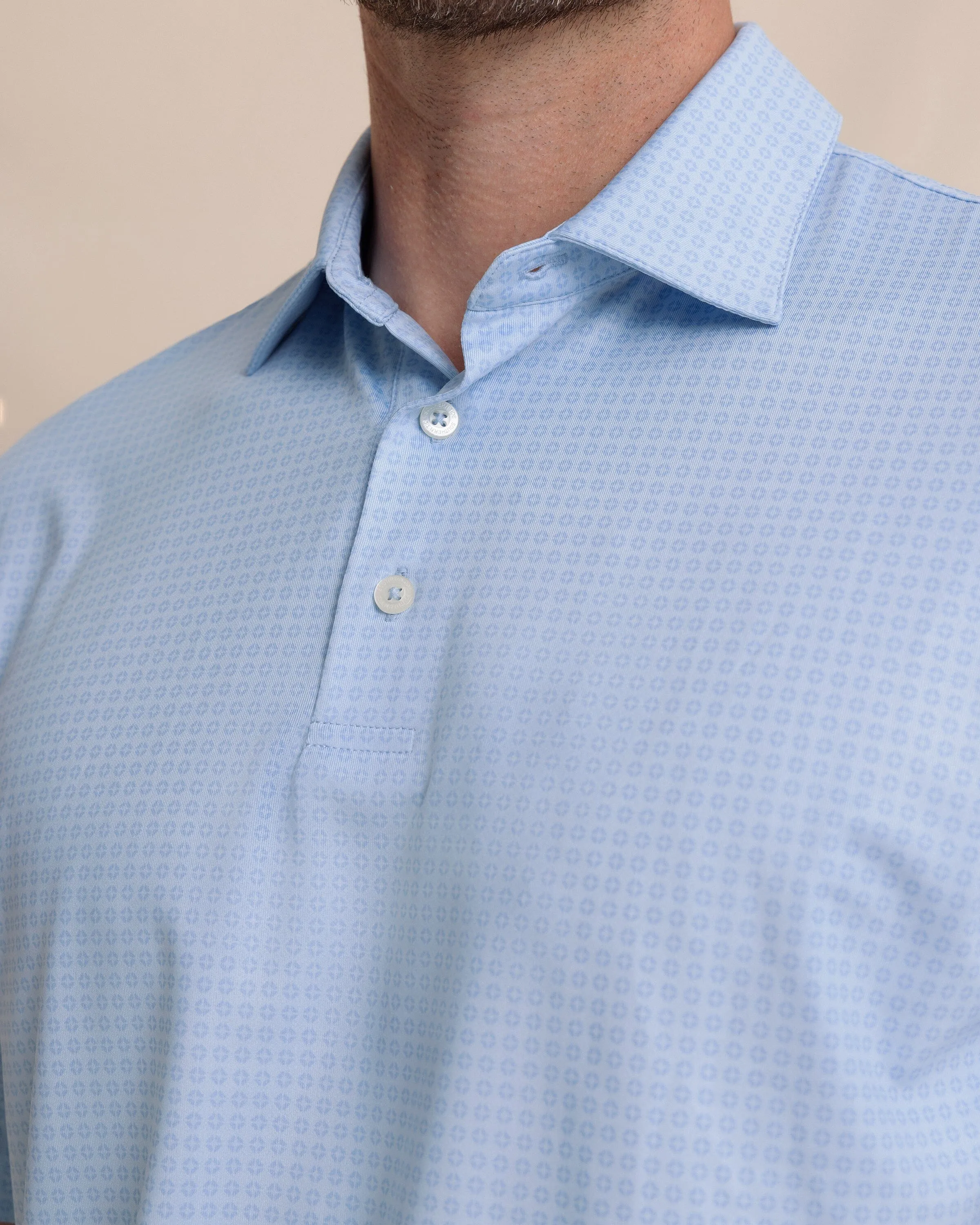 Driver Spring Geo Printed Polo sold by Southern Tide product image thumbnail 2
