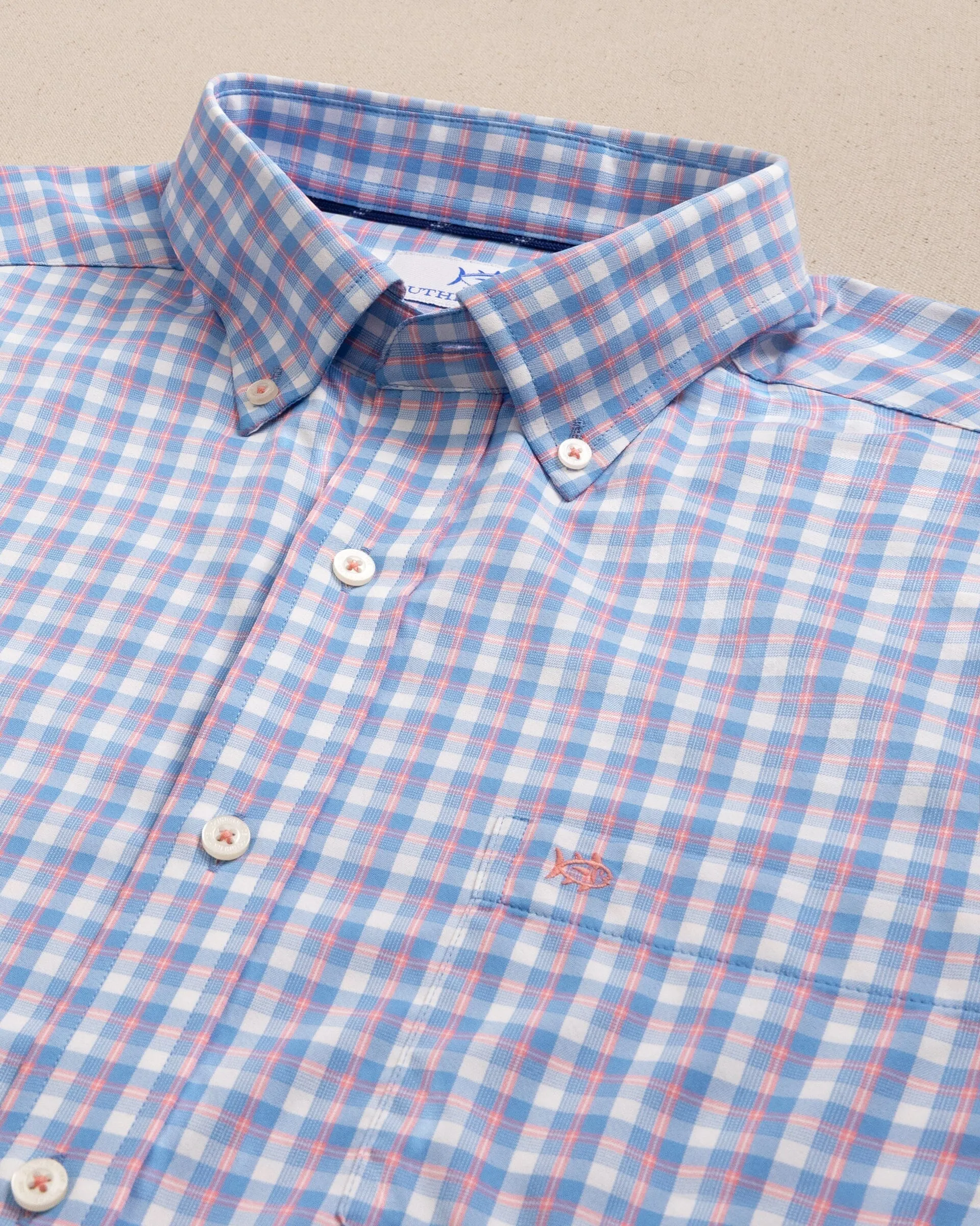 Sunset Harbor brrr°® Intercoastal Sport Shirt sold by Southern Tide product image thumbnail 2