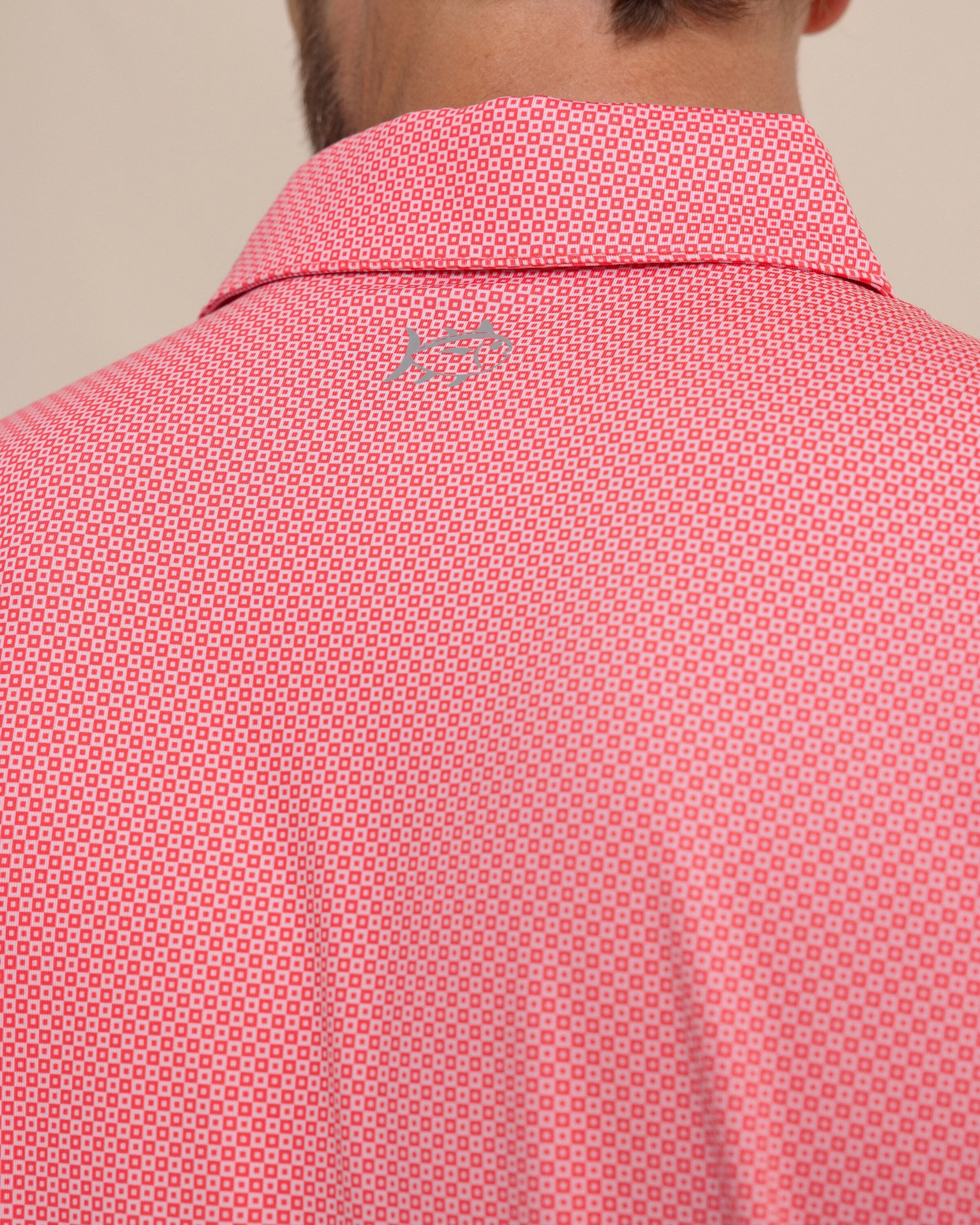 Driver Coastal Geo Printed Polo - Snapper sold by Southern Tide product image thumbnail 5