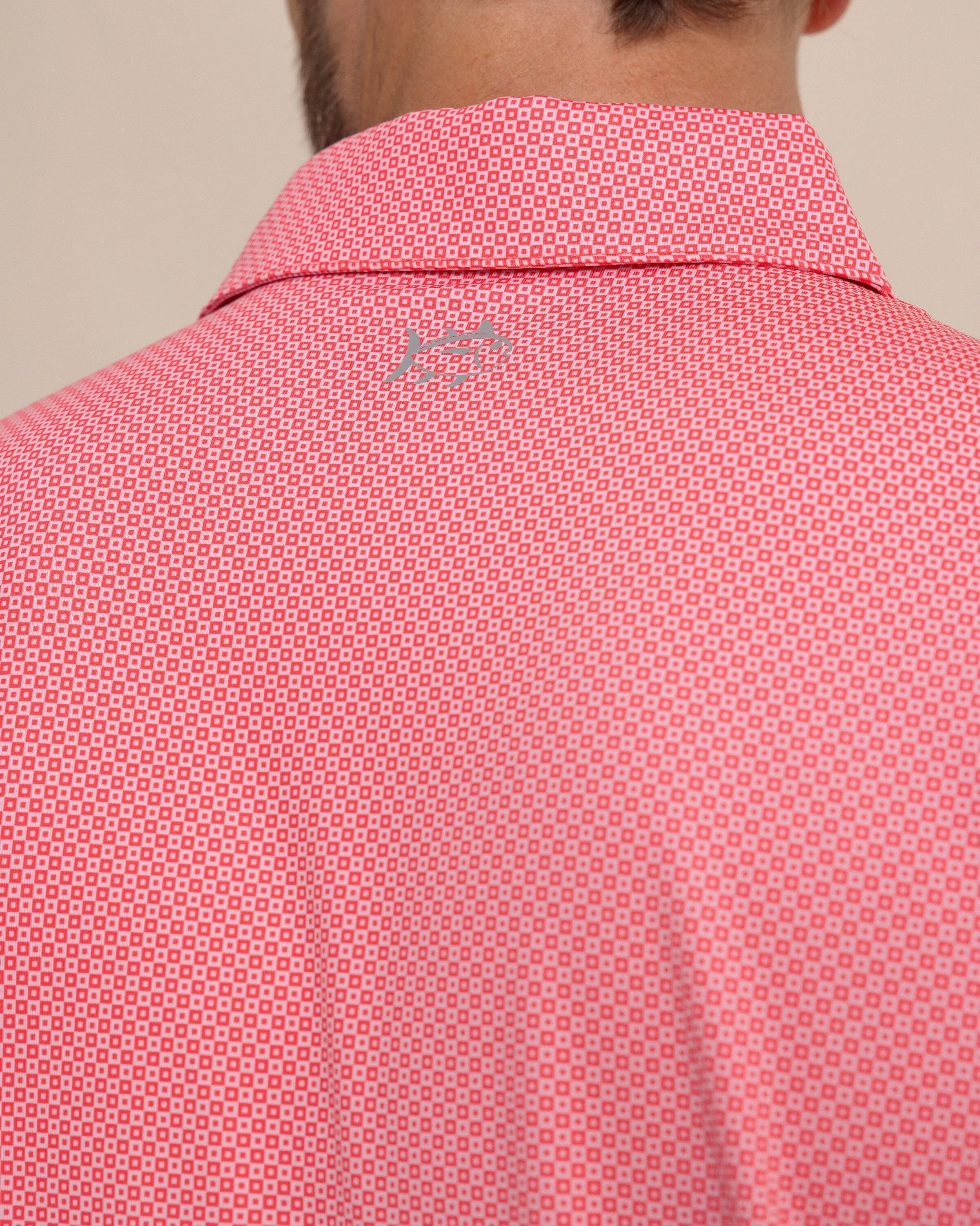 Driver Coastal Geo Printed Polo - Snapper sold by Southern Tide product image thumbnail 2