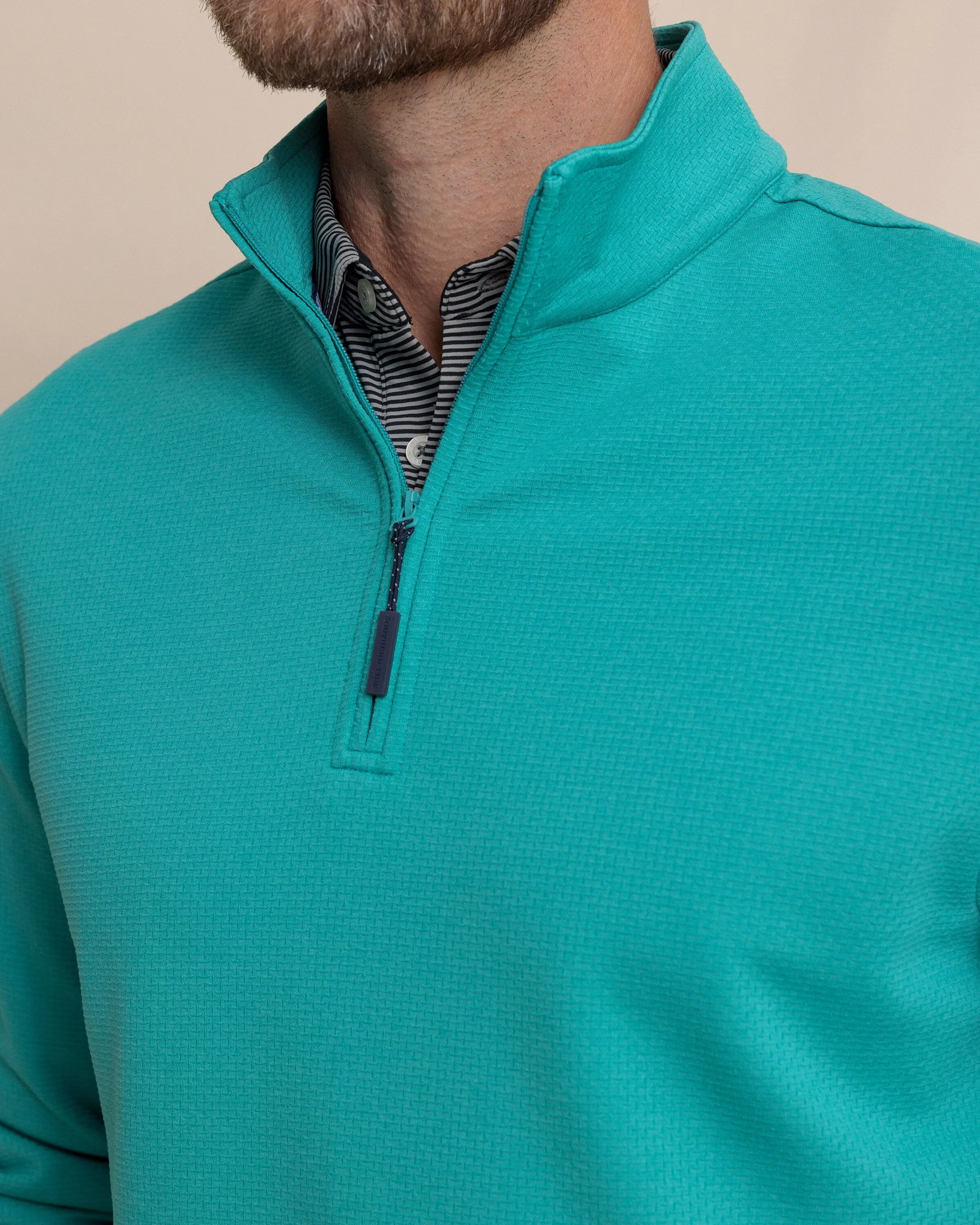 Schooner Quarter Zip - Spruce Shade sold by Southern Tide product image thumbnail 4