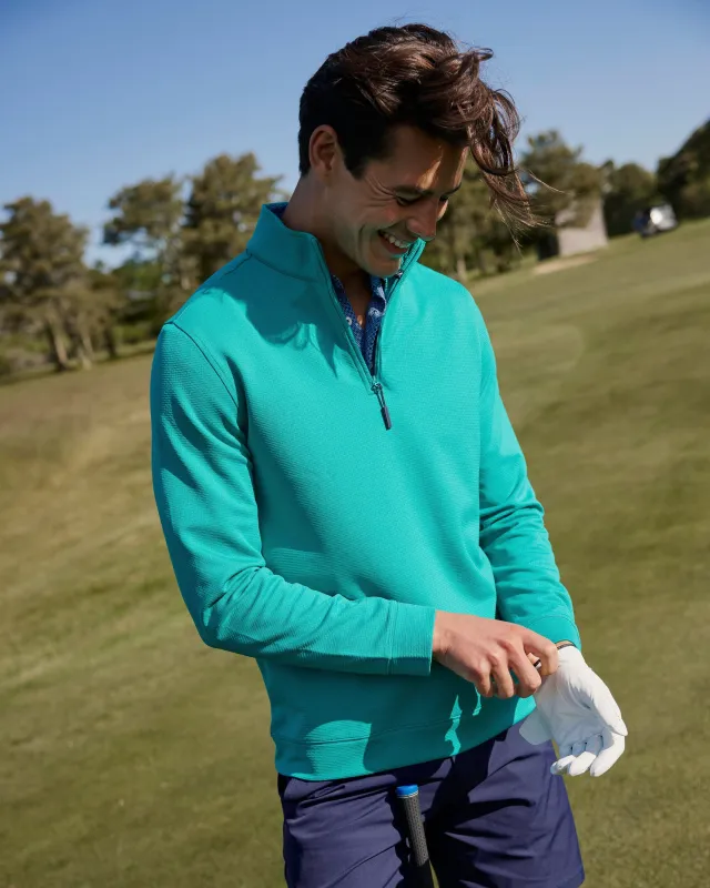 Schooner Quarter Zip - Spruce Shade sold by Southern Tide