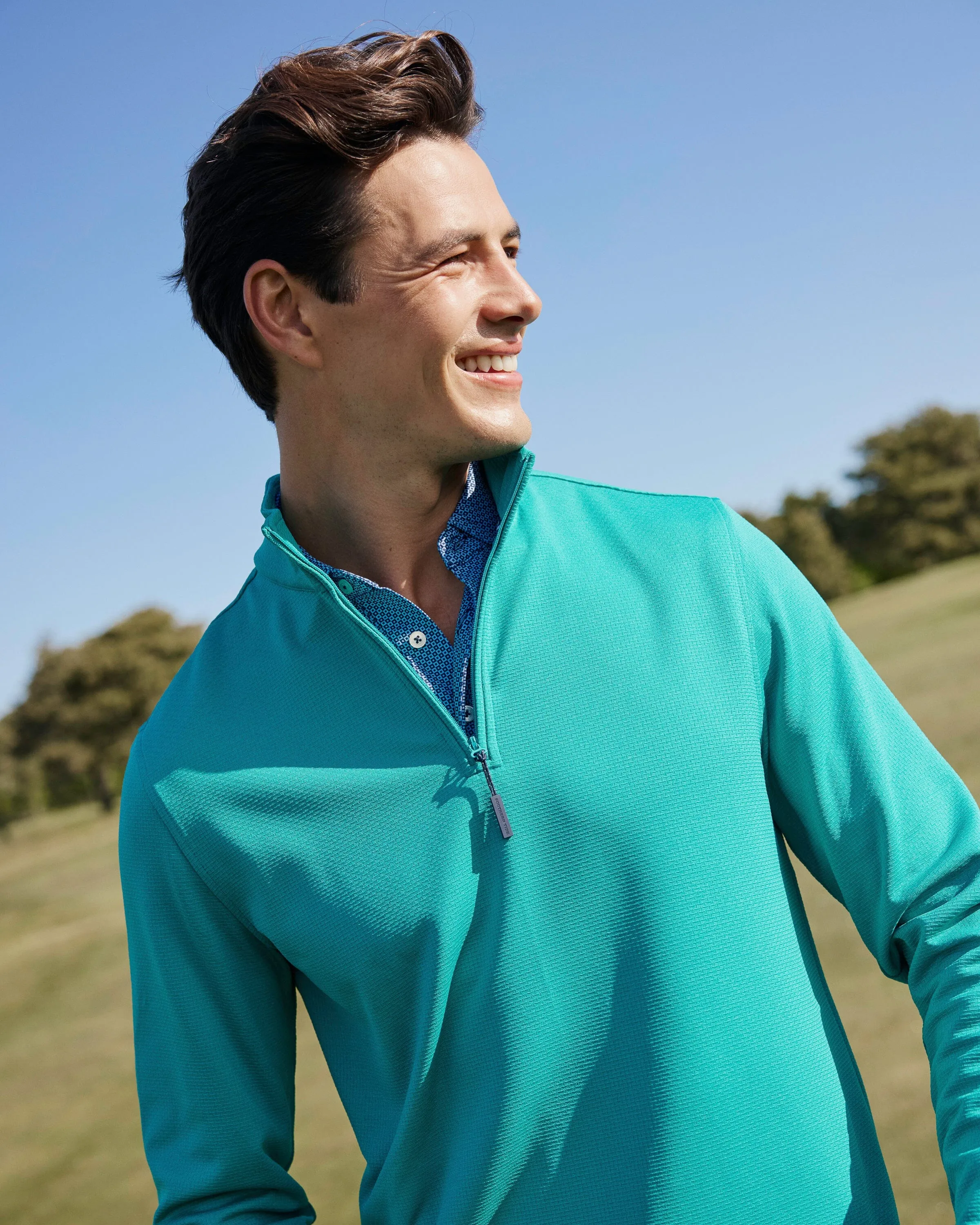Schooner Quarter Zip - Spruce Shade sold by Southern Tide product image thumbnail 2