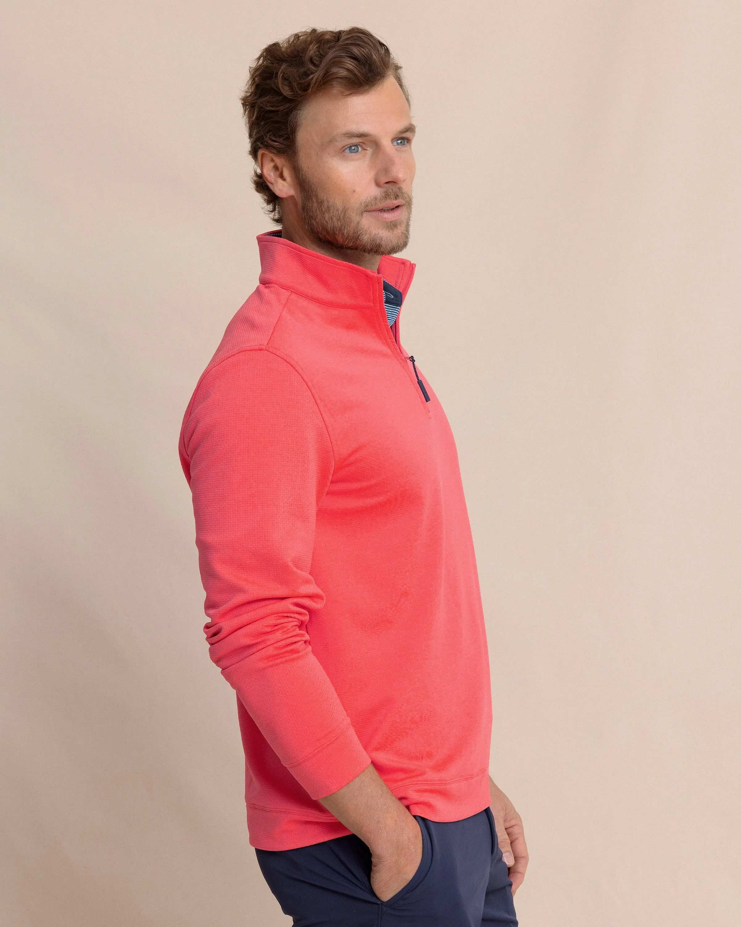 Schooner Quarter Zip - Snapper sold by Southern Tide product image thumbnail 4