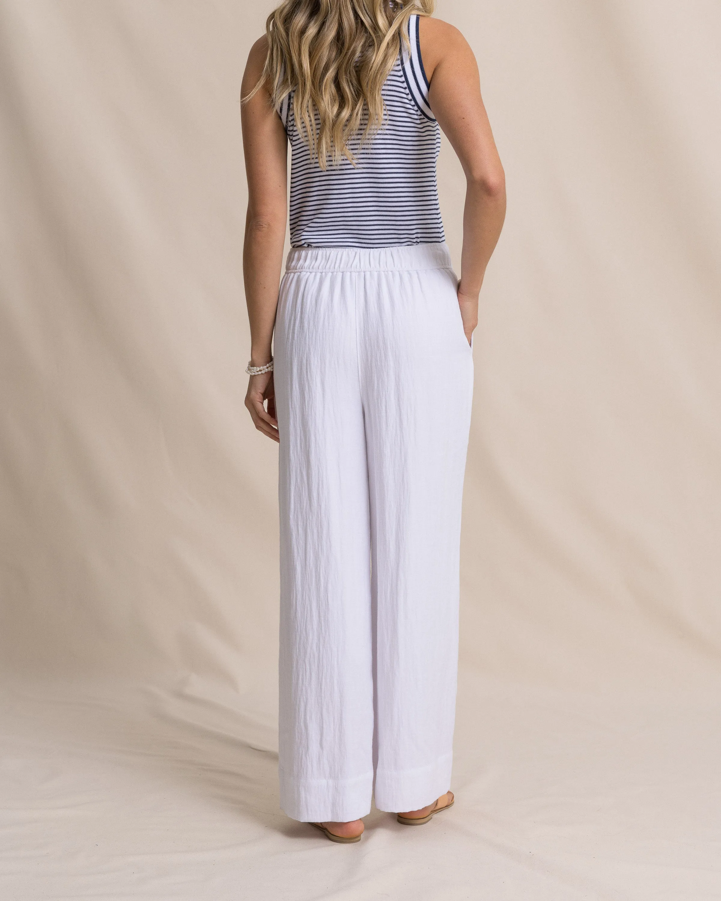 Addilyn Belted Wide Leg Pants sold by Southern Tide product image thumbnail 2