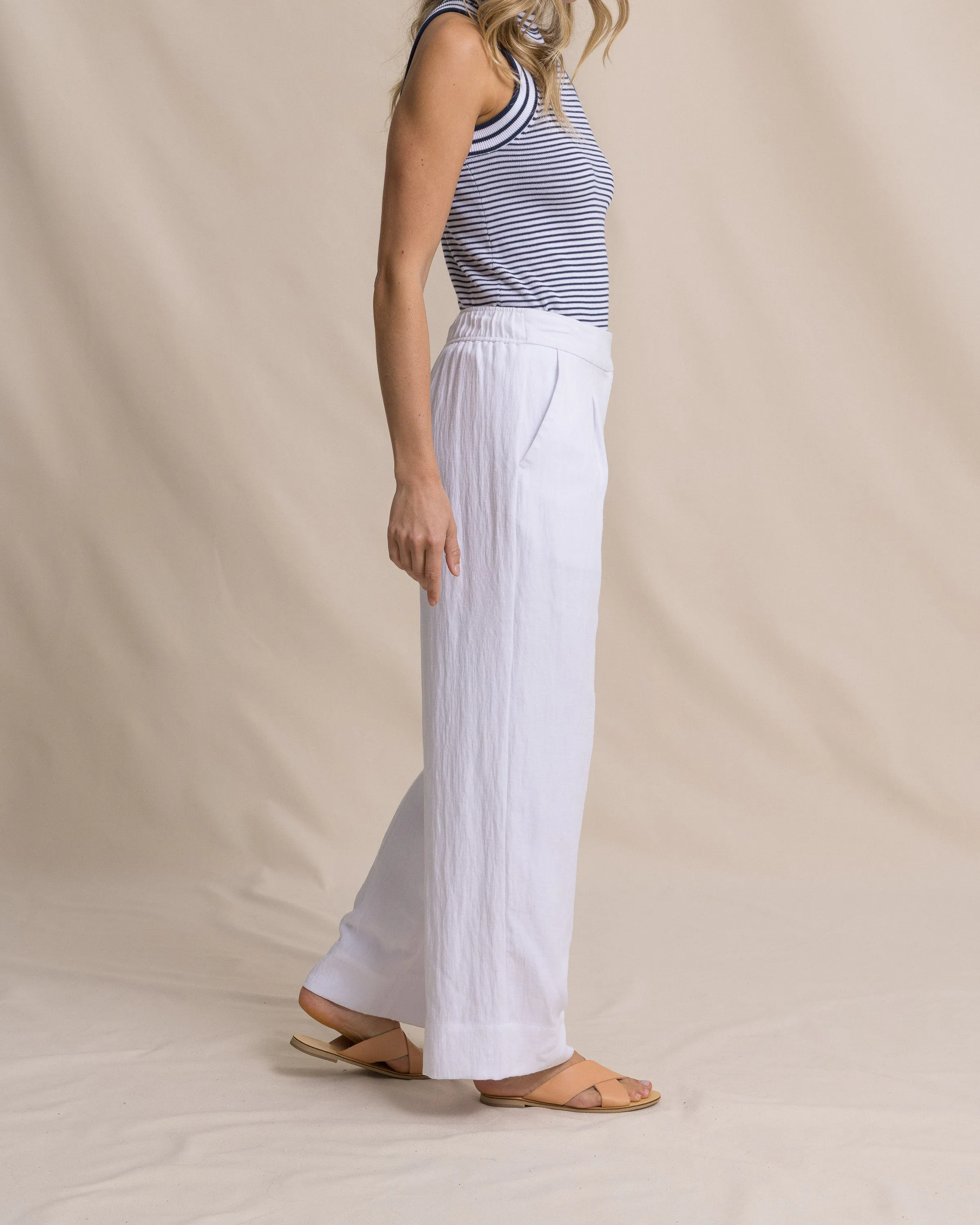 Addilyn Belted Wide Leg Pants sold by Southern Tide product image thumbnail 5