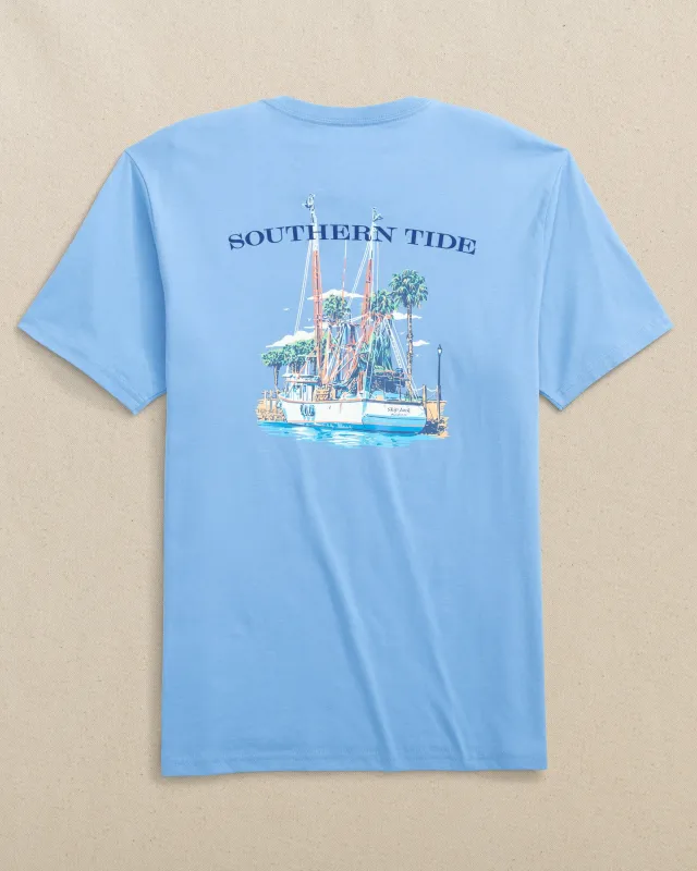 Skipjack Shrimp Boat Short Sleeve T-Shirt sold by Southern Tide