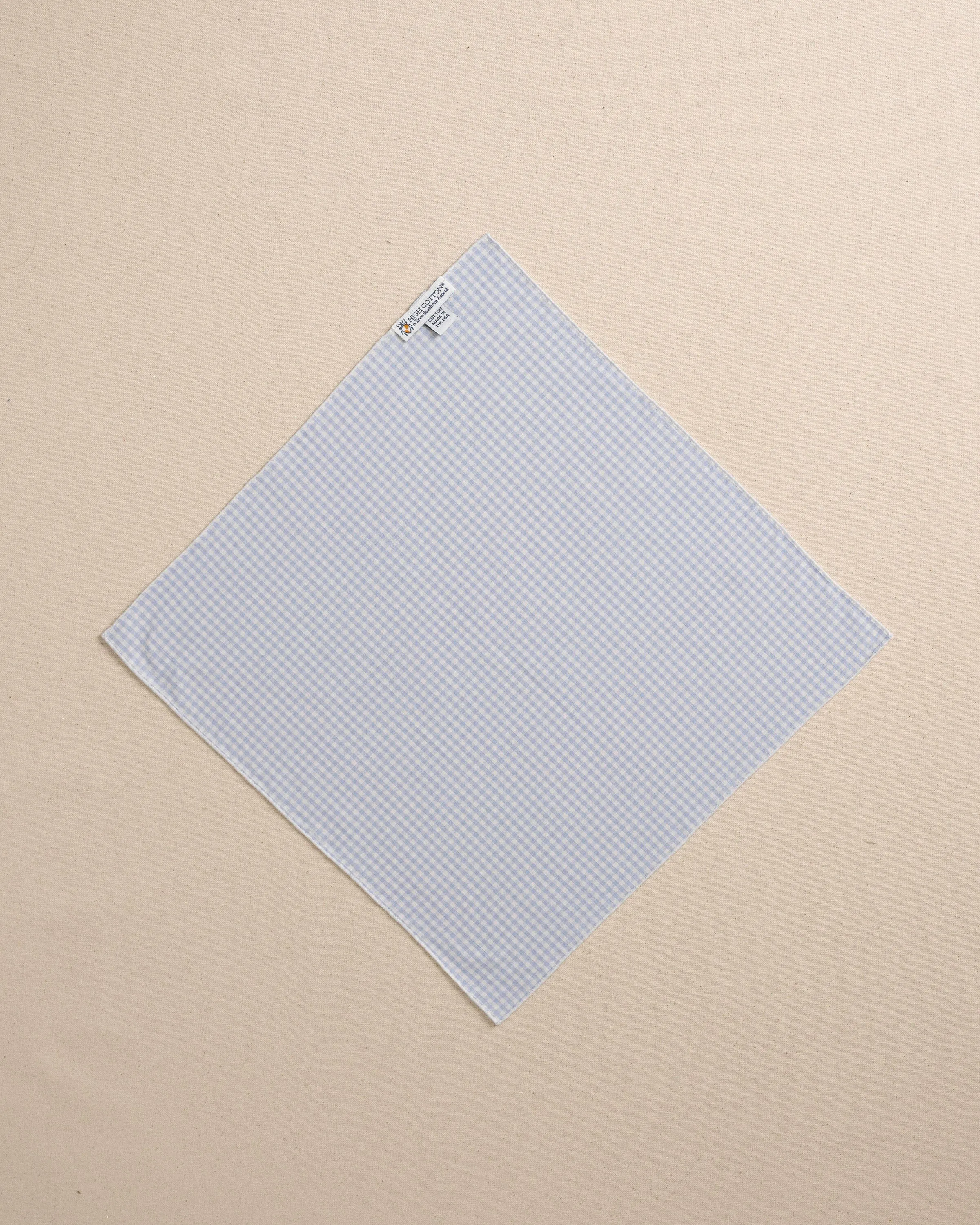 Blue Gingham Pocket Square sold by Southern Tide product image thumbnail 5