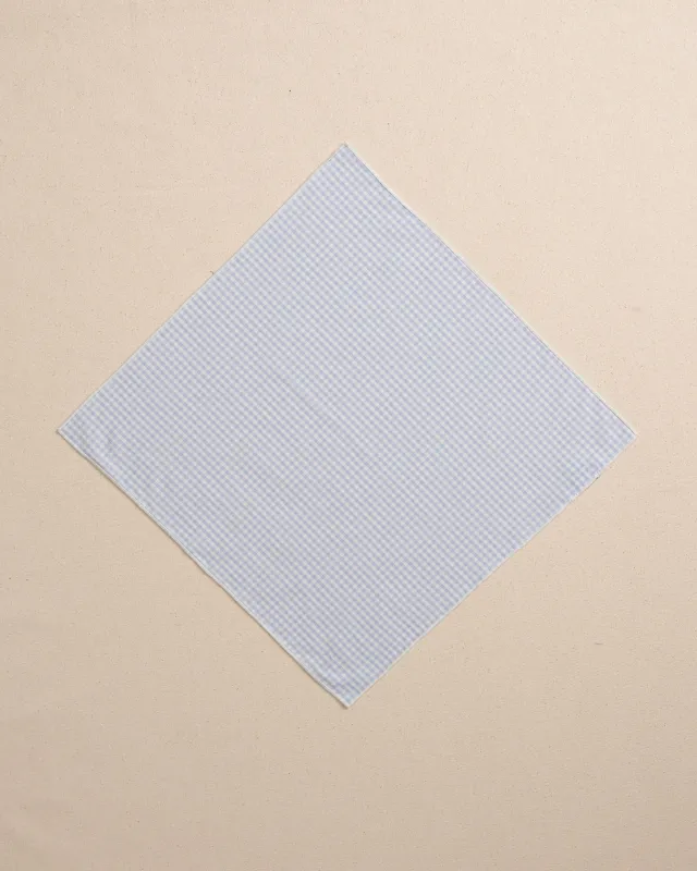 Blue Gingham Pocket Square sold by Southern Tide