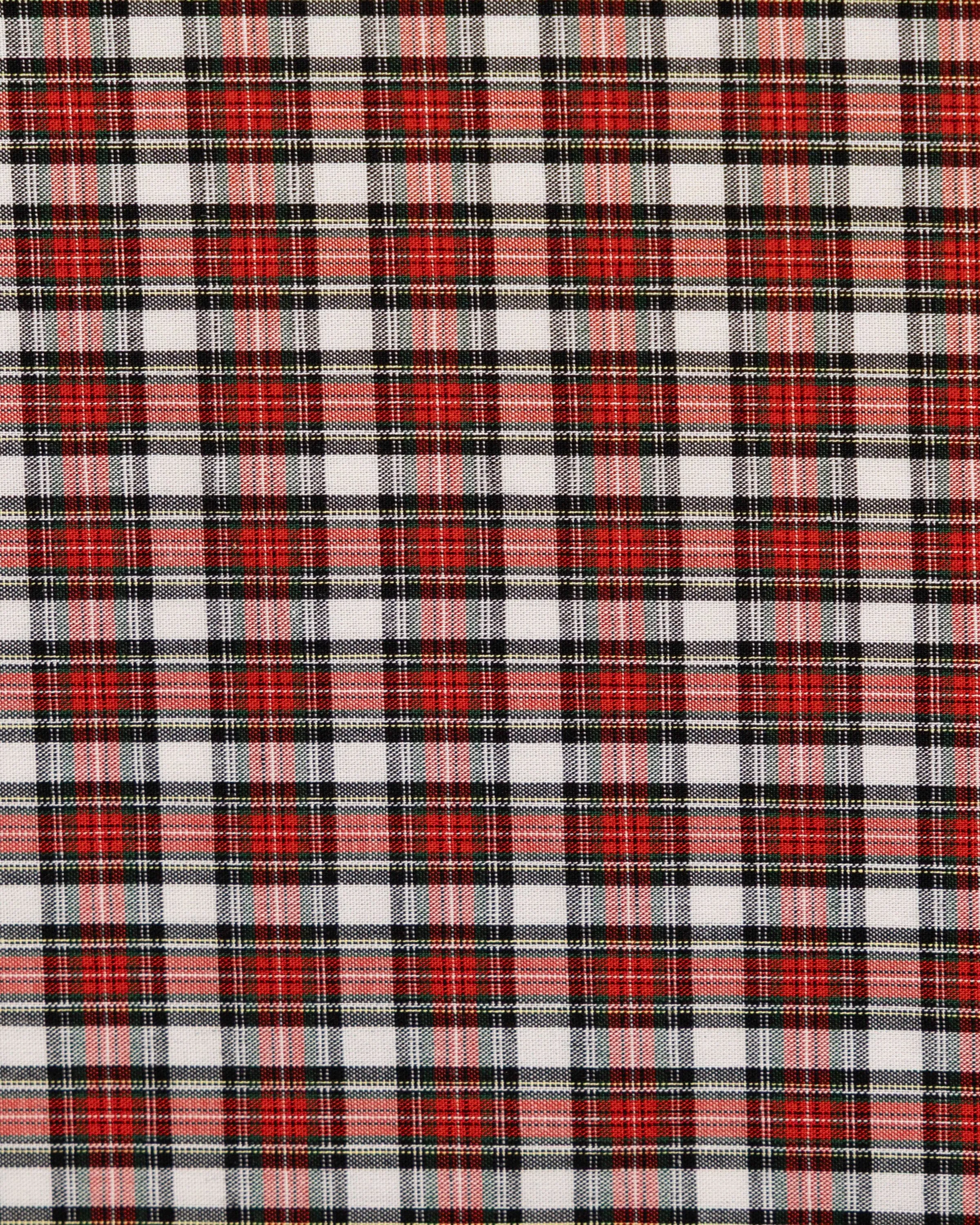 Peppermint Plaid Cotton Pocket Square sold by Southern Tide product image thumbnail 3