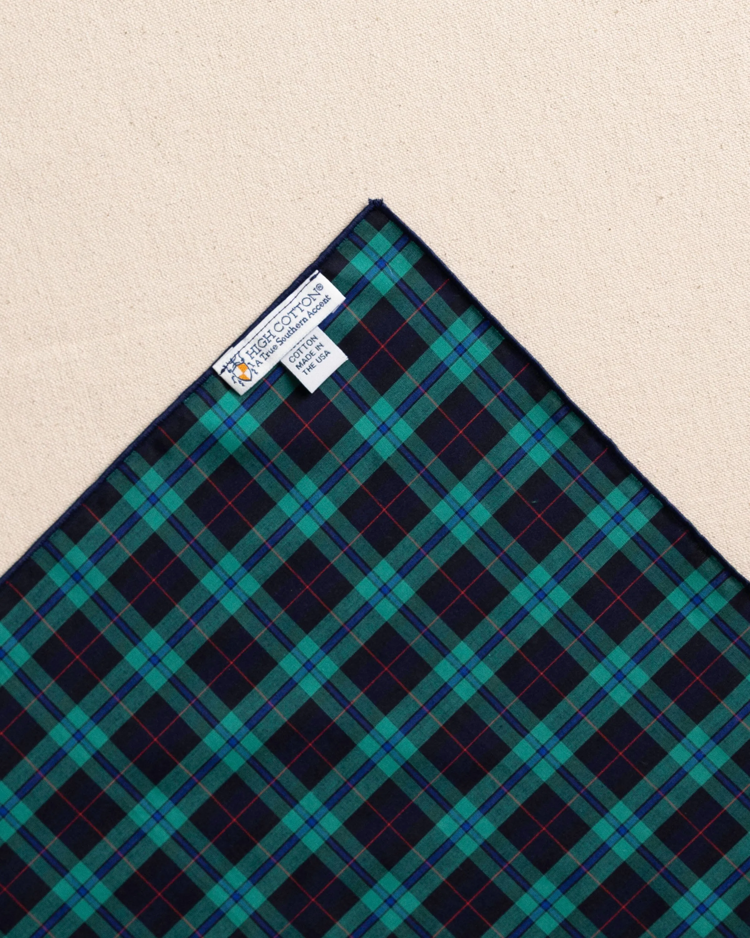 Macleod Tartan Pocket Square sold by Southern Tide product image thumbnail 4