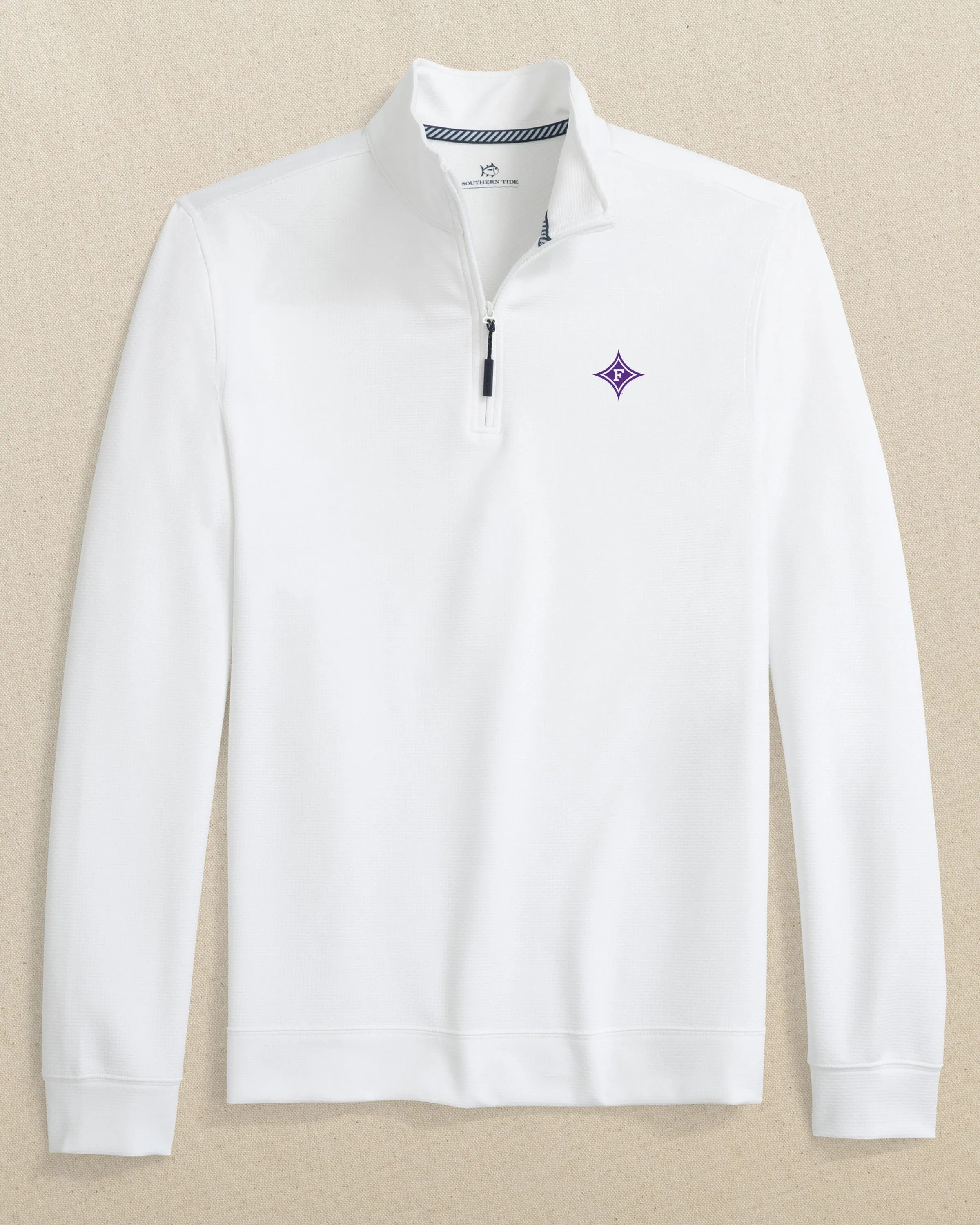 Furman Paladins Schooner Quarter Zip sold by Southern Tide product image thumbnail 2