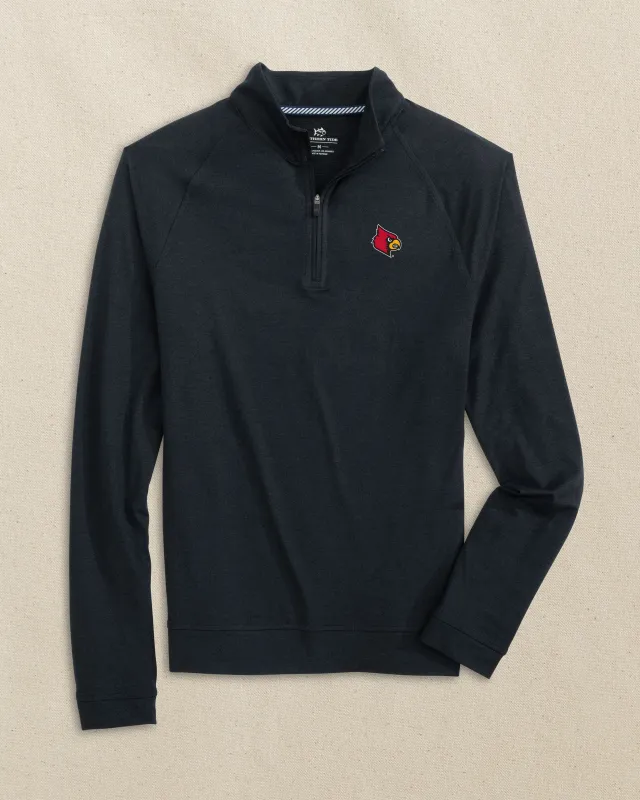 Louisville Cardinals Cruiser Quarter Zip sold by Southern Tide