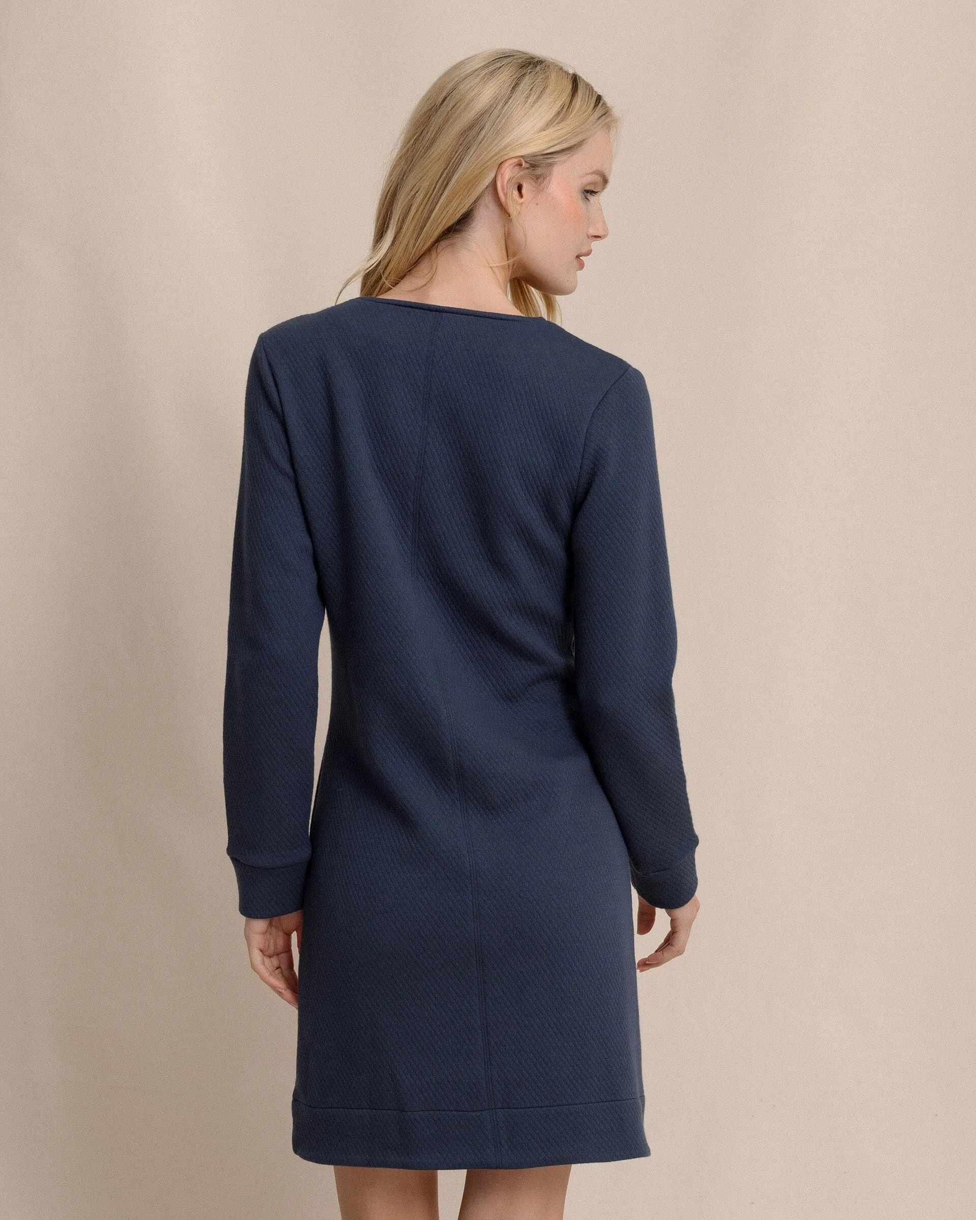 Cady Jacquard Dress - Dress Blue sold by Southern Tide product image thumbnail 2