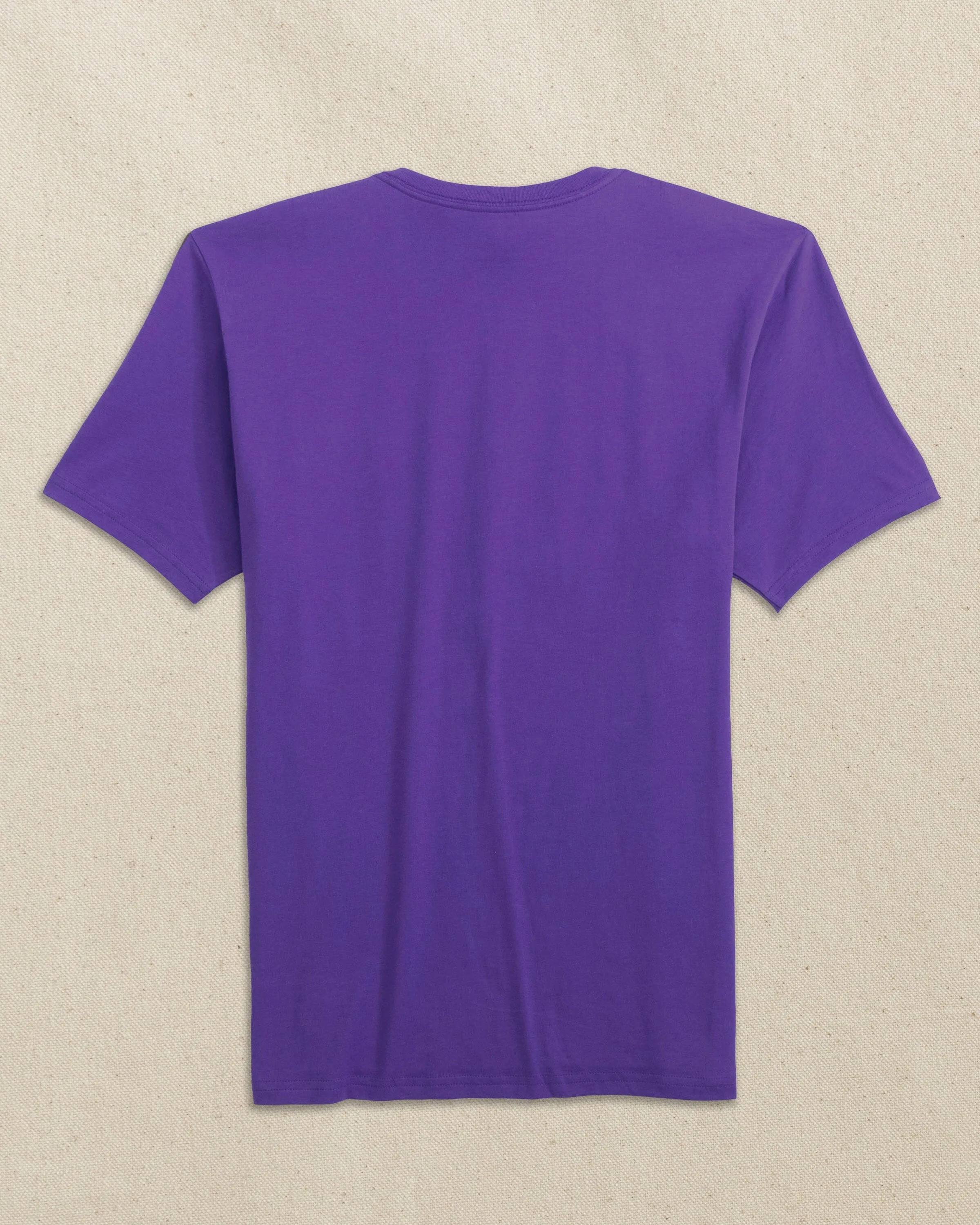 Embroidered Skipjack Short Sleeve T-Shirt - Purple and Yellow sold by Southern Tide product image thumbnail 2