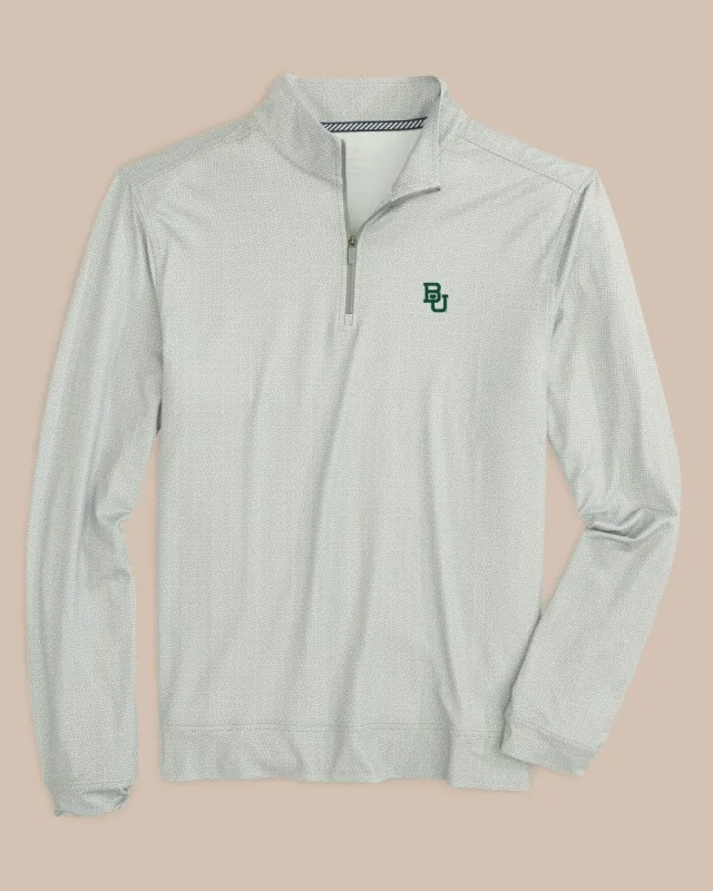 Baylor Bears Pine Ridge Print Cruiser Quarter Zip Pullover sold by Southern Tide