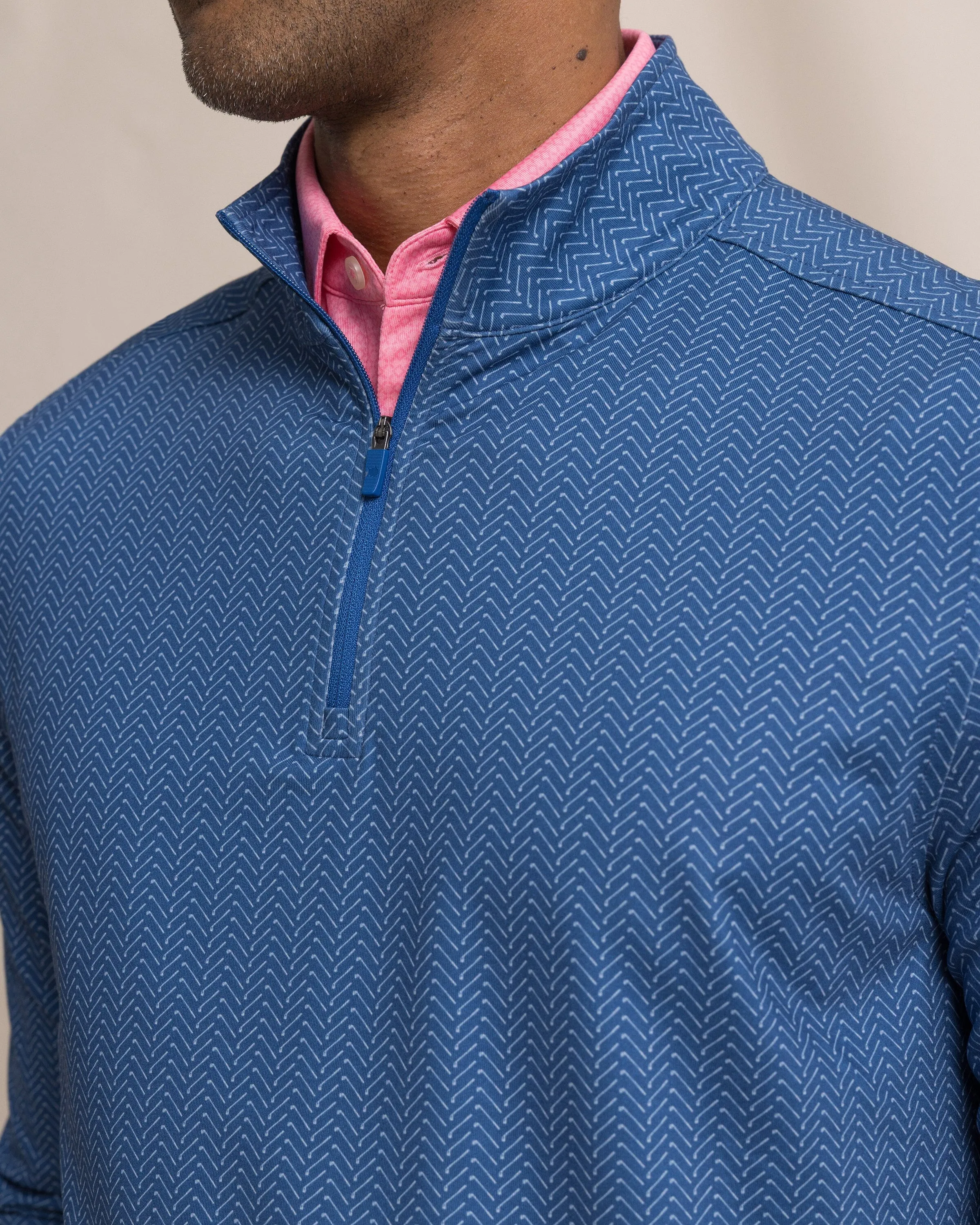 Cruiser Raise The Par Printed Quarter Zip sold by Southern Tide product image thumbnail 3