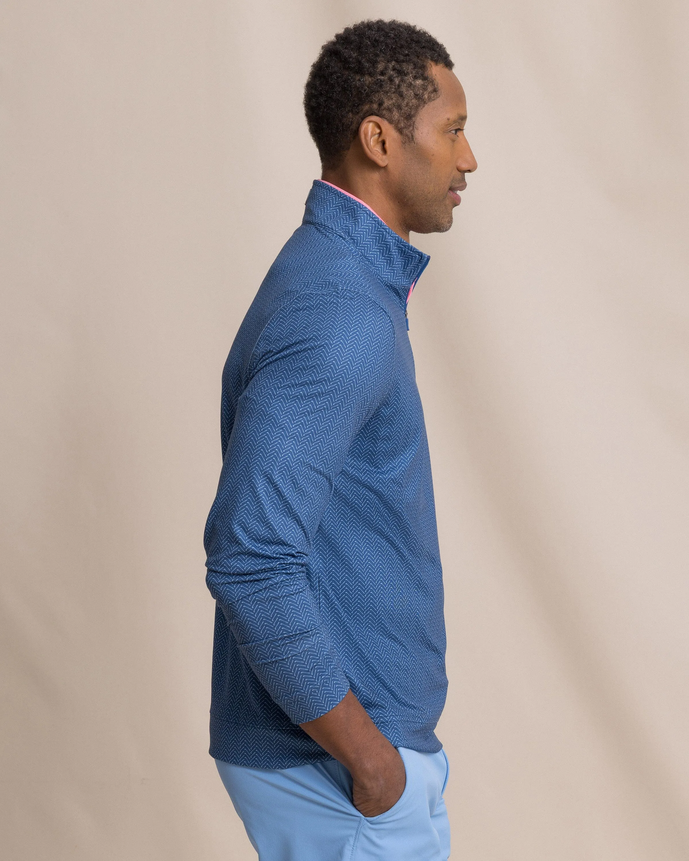Cruiser Raise The Par Printed Quarter Zip sold by Southern Tide product image thumbnail 4