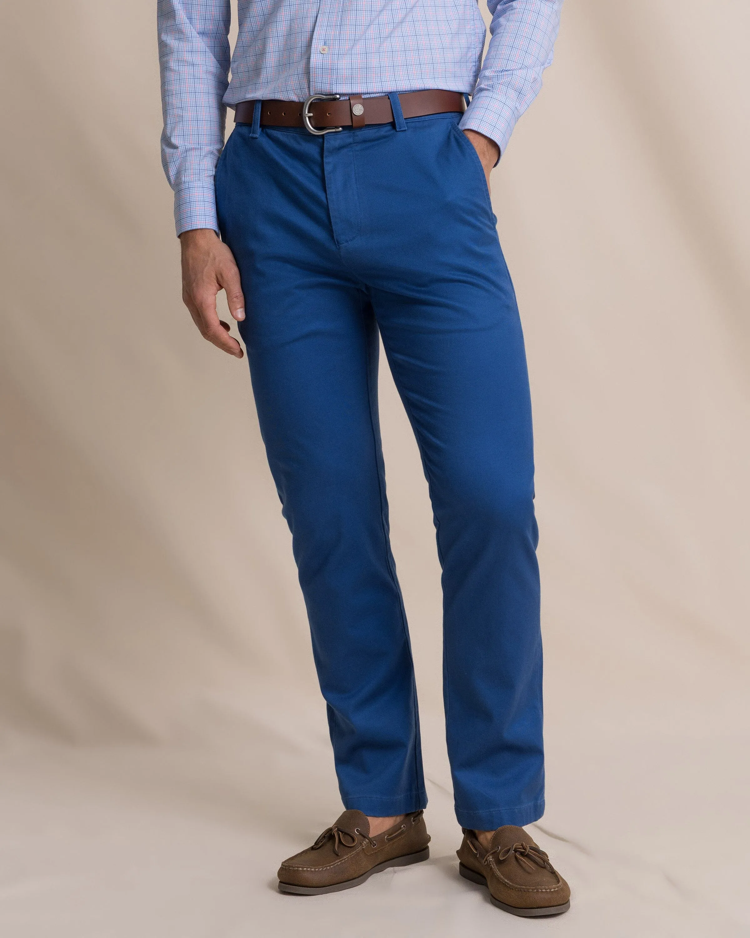 Channel Marker Stretch Chino Pant - Nautical Blue sold by Southern Tide product image thumbnail 3