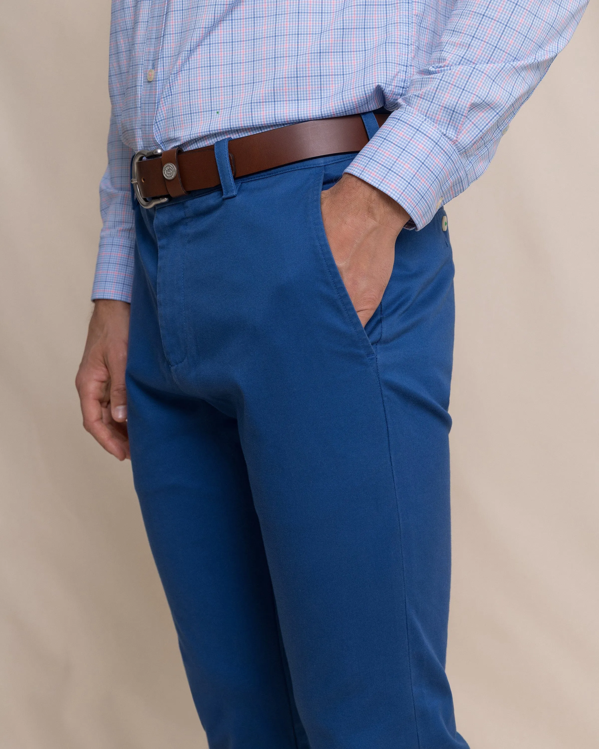 Channel Marker Stretch Chino Pant - Nautical Blue sold by Southern Tide product image thumbnail 4