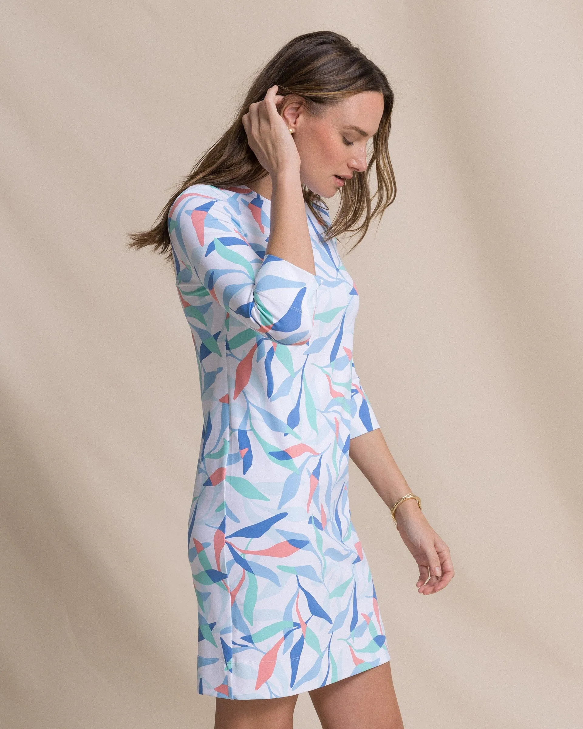 Leira Printed Dress sold by Southern Tide product image thumbnail 5