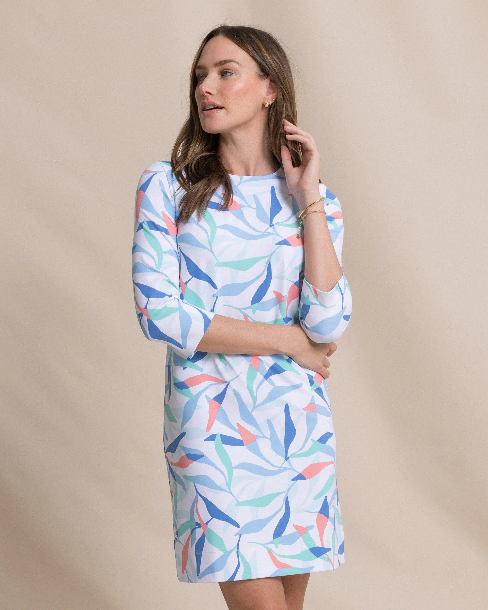 Leira Printed Dress sold by Southern Tide product image thumbnail 3