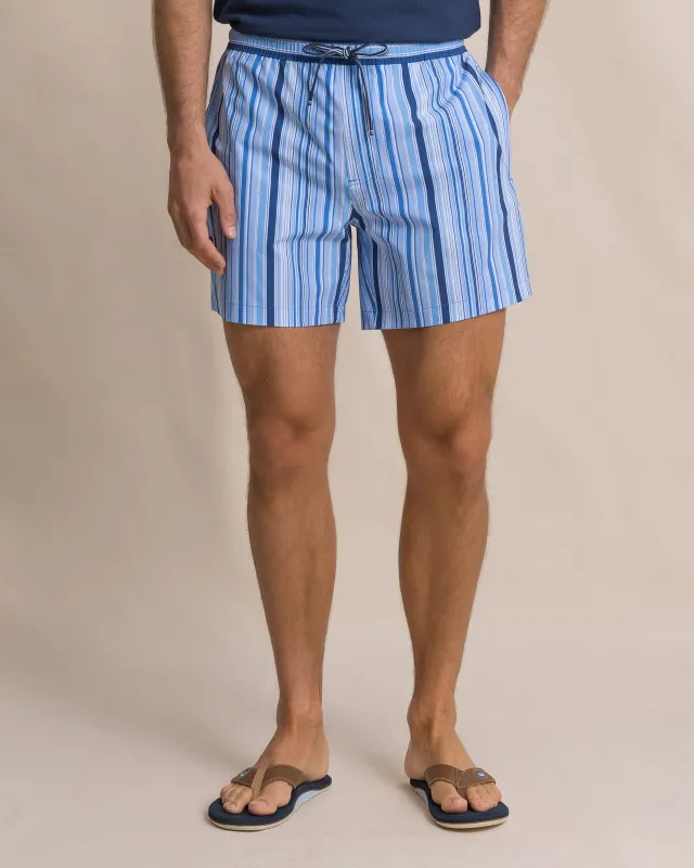 Stripe Maritime Swim Trunk made by Southern Tide