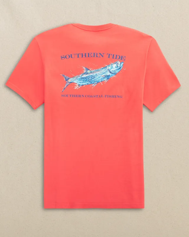 Tarpon Southern Coastal Fishing Short Sleeve T-Shirt made by Southern Tide