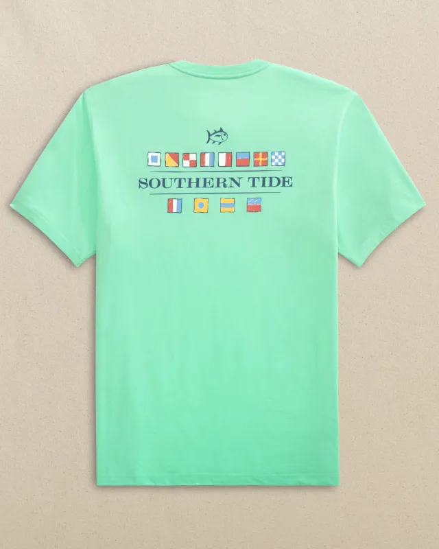 Nautical Flags Short Sleeve T-Shirt made by Southern Tide