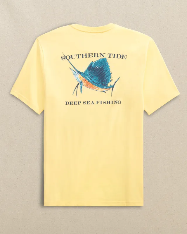 Sailfish Deep Sea Fishing Short Sleeve T-Shirt made by Southern Tide