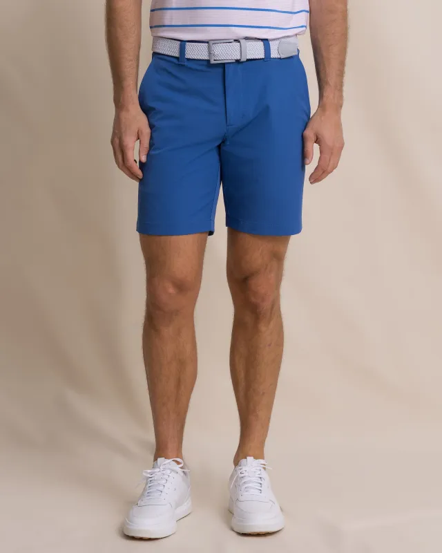 Birdie 8" Coastal Breeze® Performance Short - Nautical Blue made by Southern Tide