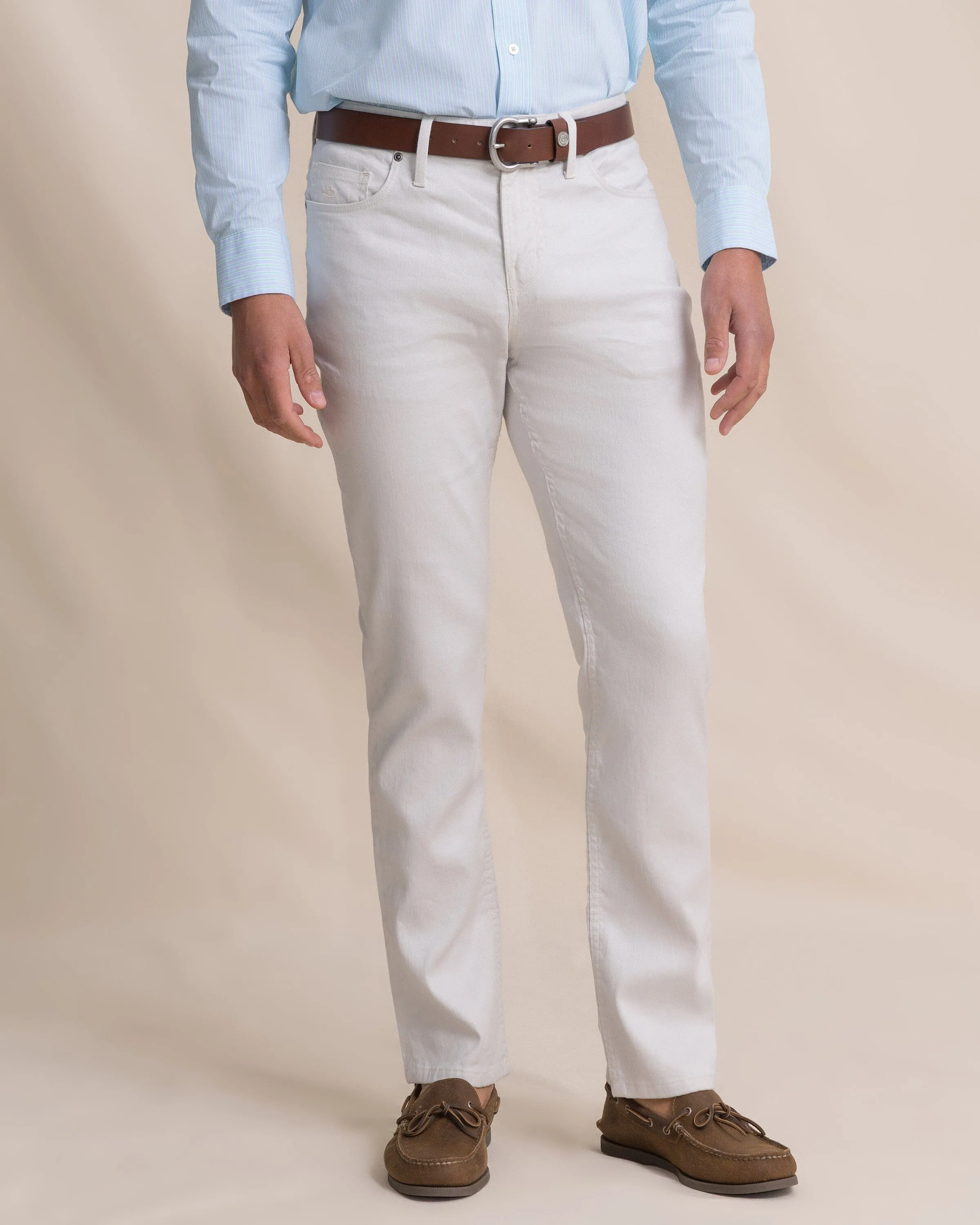 Bluewater Five Pocket Pant - Stone sold by Southern Tide product image thumbnail 3