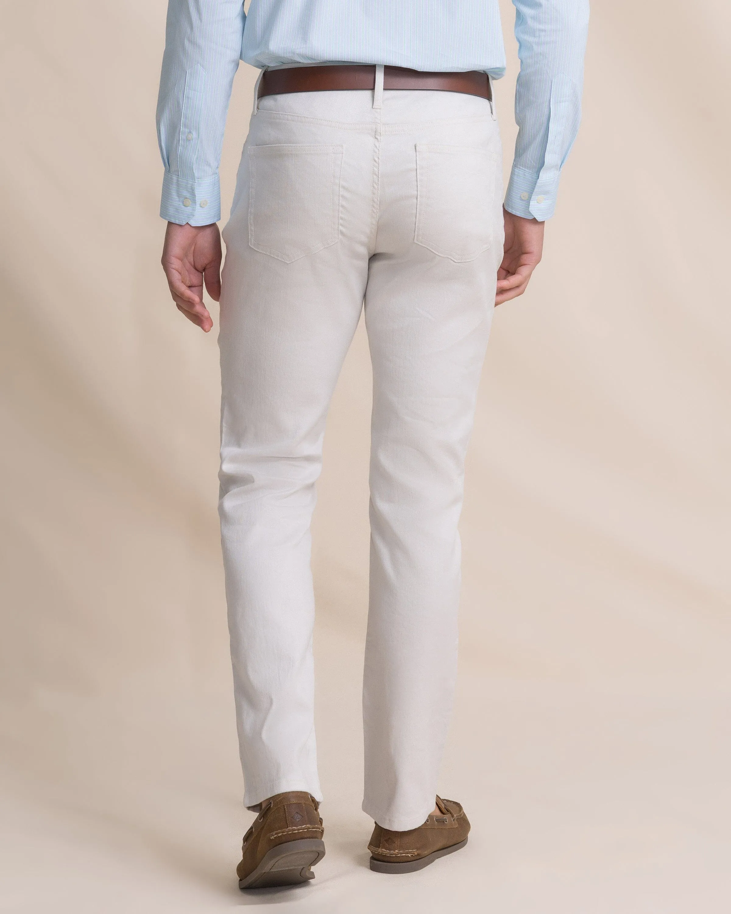 Bluewater Five Pocket Pant - Stone sold by Southern Tide product image thumbnail 2