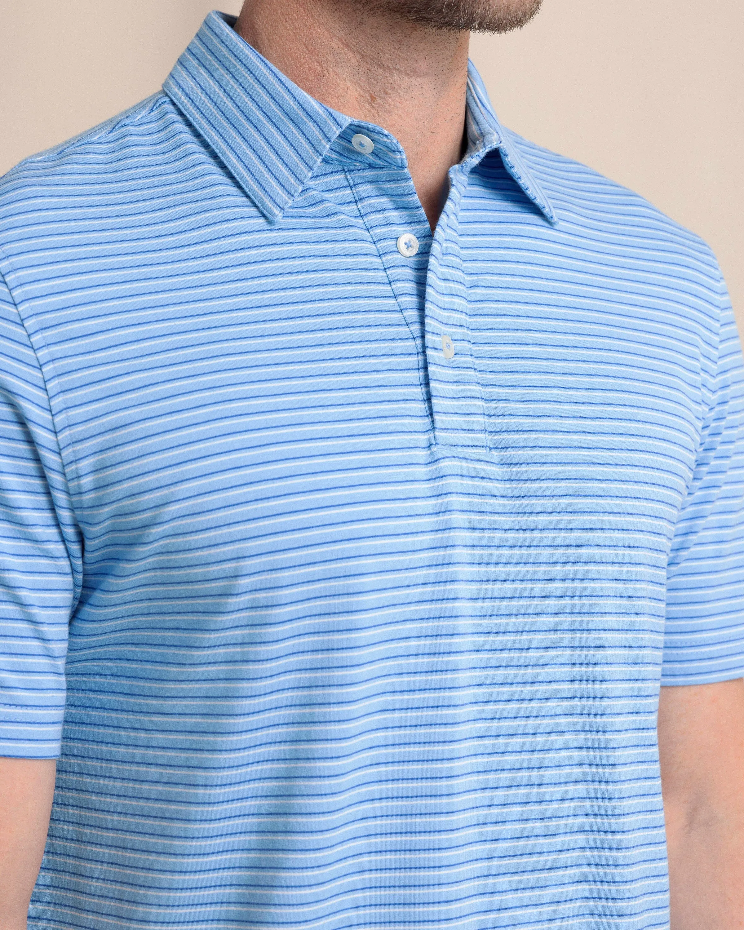 The Seaport Kinston Stripe Polo sold by Southern Tide product image thumbnail 2